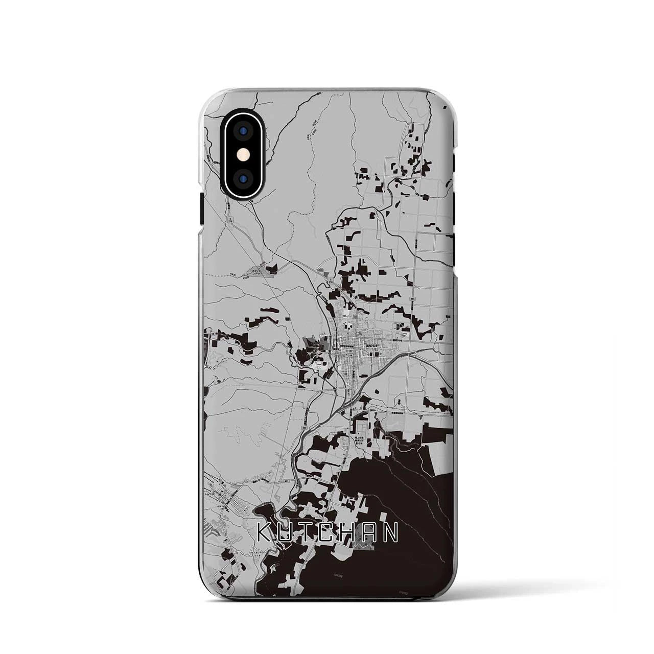 【倶知安(北海道)】地図柄iPhoneケース(クリアタイプ)
