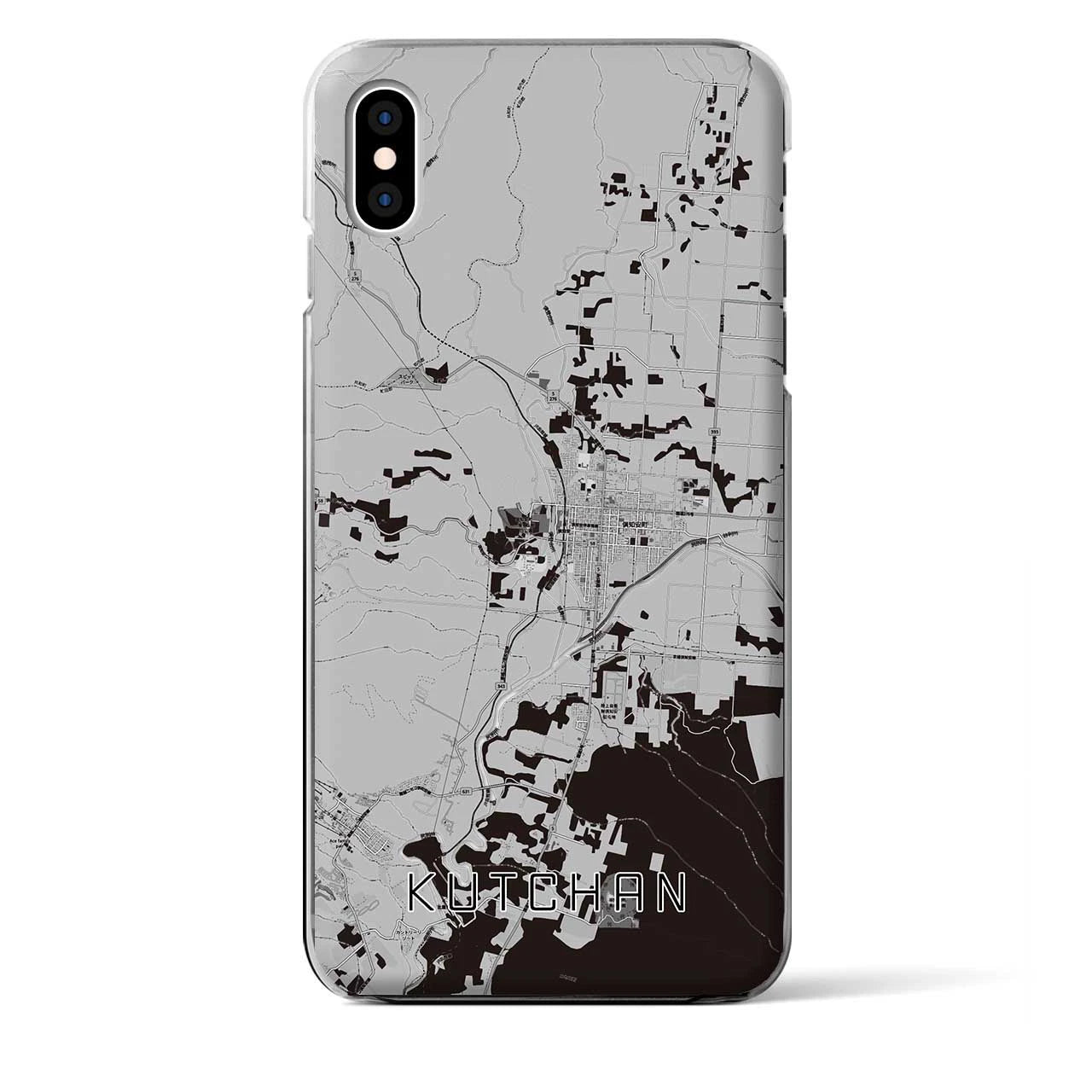 【倶知安(北海道)】地図柄iPhoneケース(クリアタイプ)