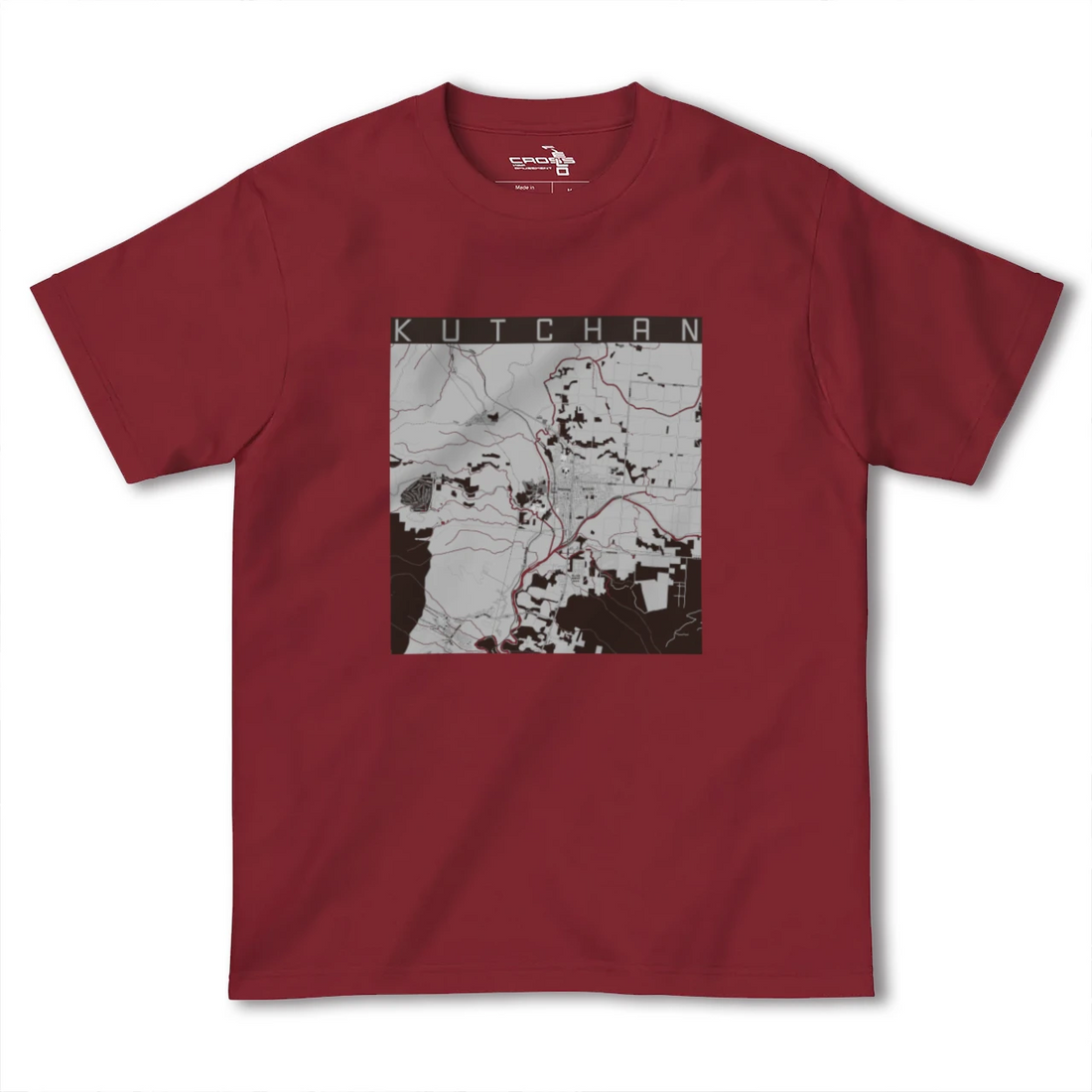 【倶知安(北海道)】地図柄ヘビーウェイトTシャツ