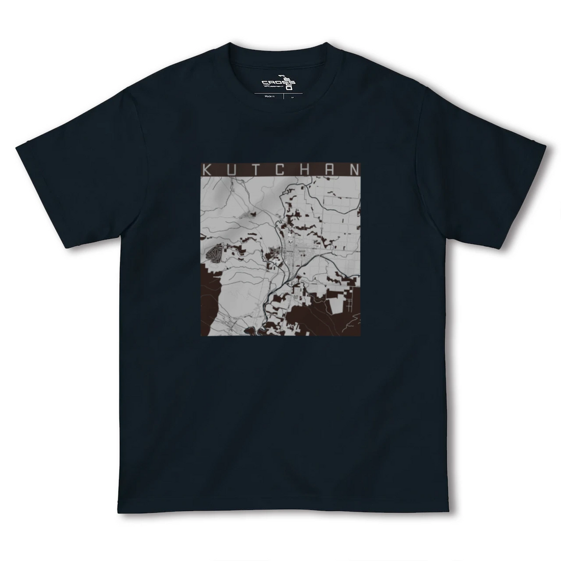 【倶知安(北海道)】地図柄ヘビーウェイトTシャツ