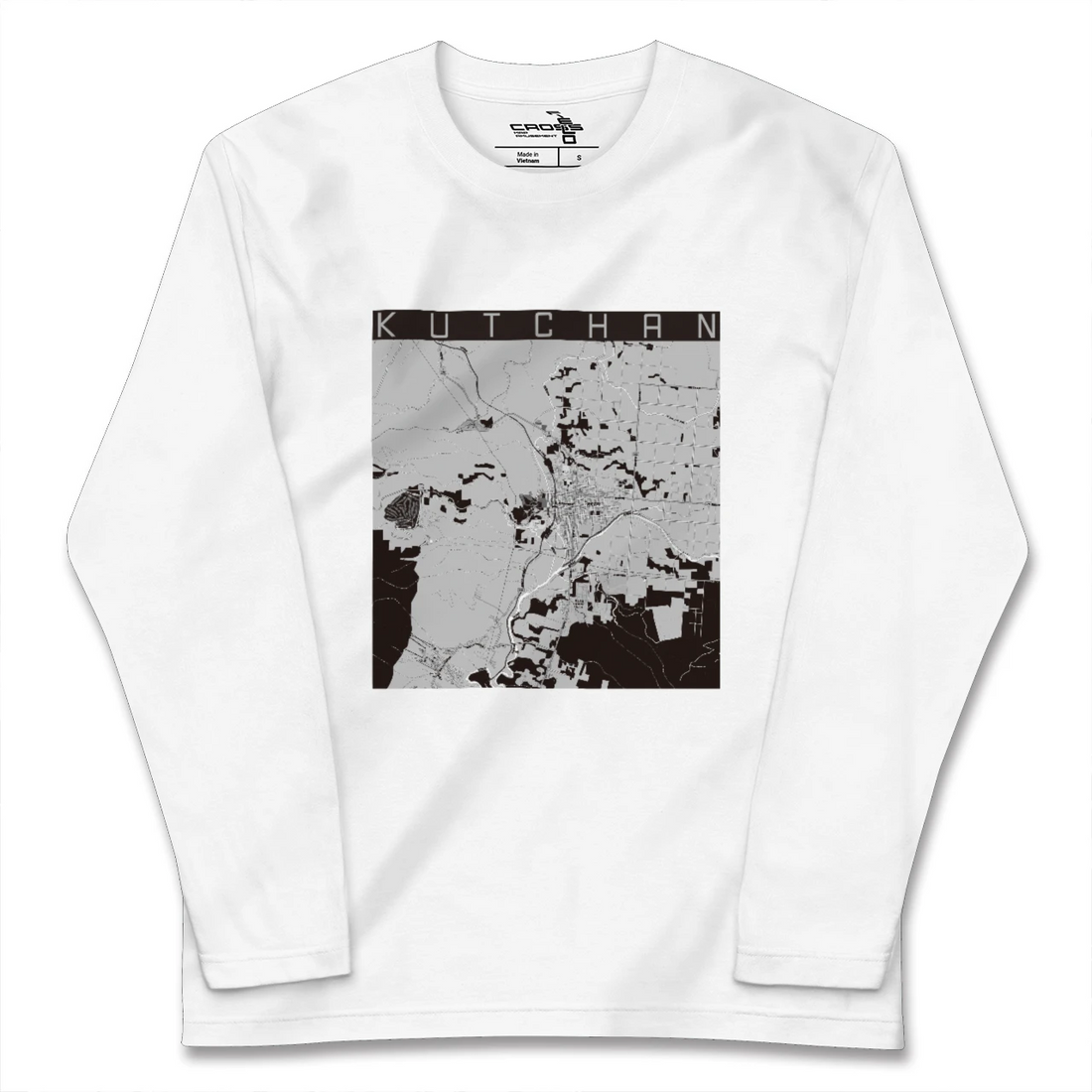 【倶知安(北海道)】地図柄ロングスリーブTシャツ