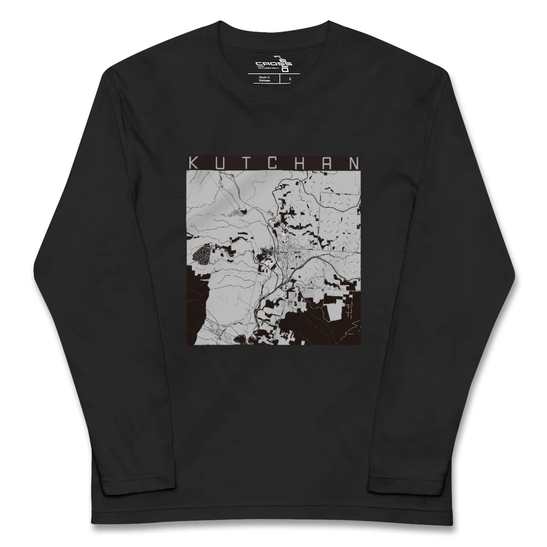 【倶知安(北海道)】地図柄ロングスリーブTシャツ