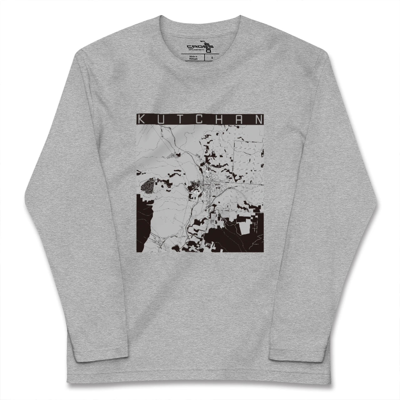 【倶知安(北海道)】地図柄ロングスリーブTシャツ