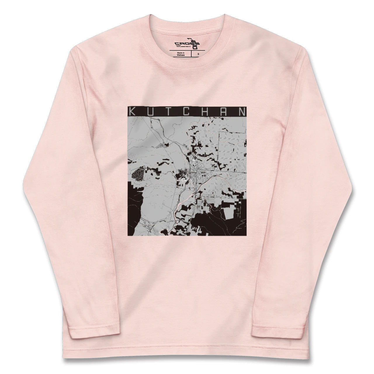 【倶知安(北海道)】地図柄ロングスリーブTシャツ