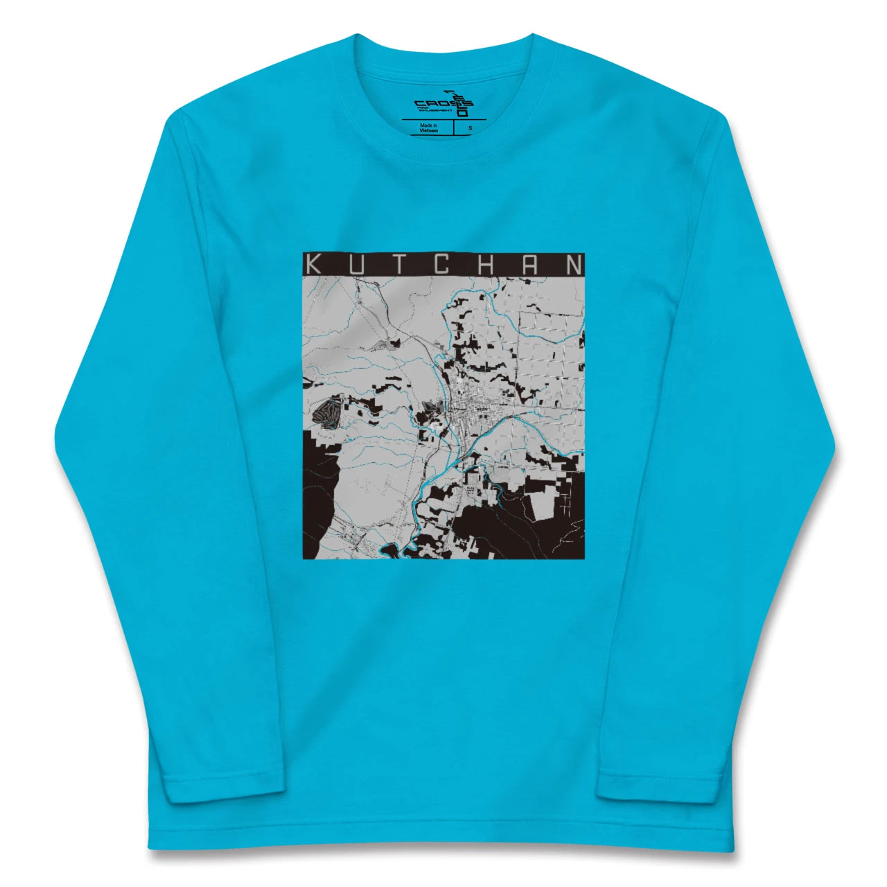 【倶知安(北海道)】地図柄ロングスリーブTシャツ