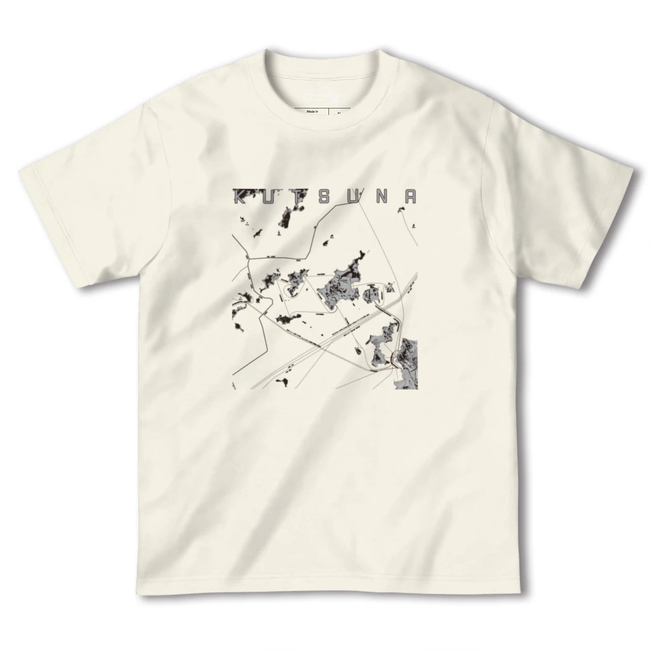 【忽那(愛媛県)】地図柄ヘビーウェイトTシャツ
