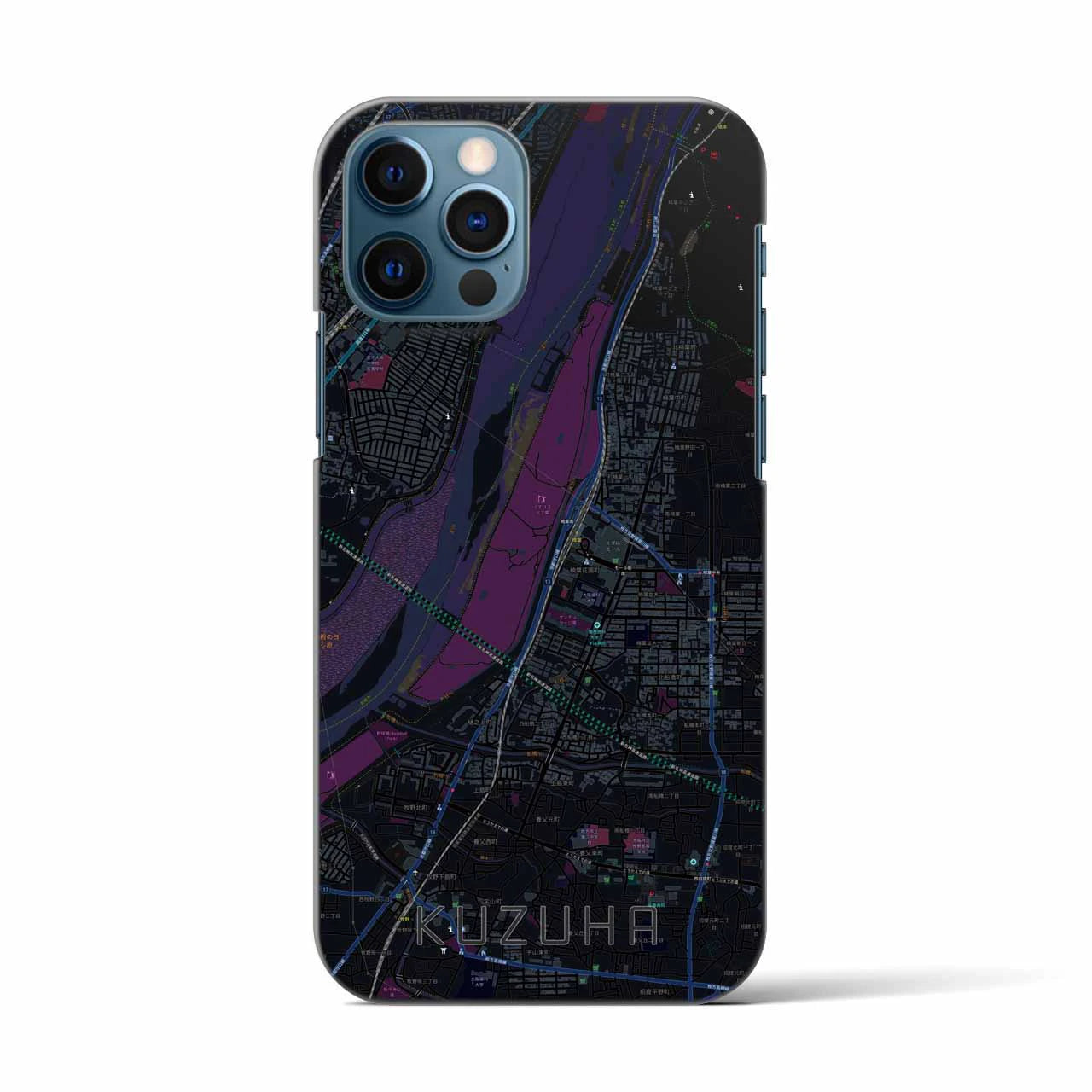 【樟葉(大阪府)】地図柄iPhoneケース(バックカバータイプ)