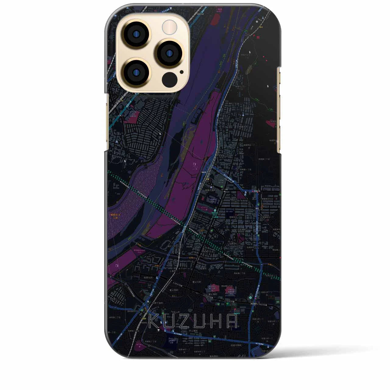 【樟葉(大阪府)】地図柄iPhoneケース(バックカバータイプ)