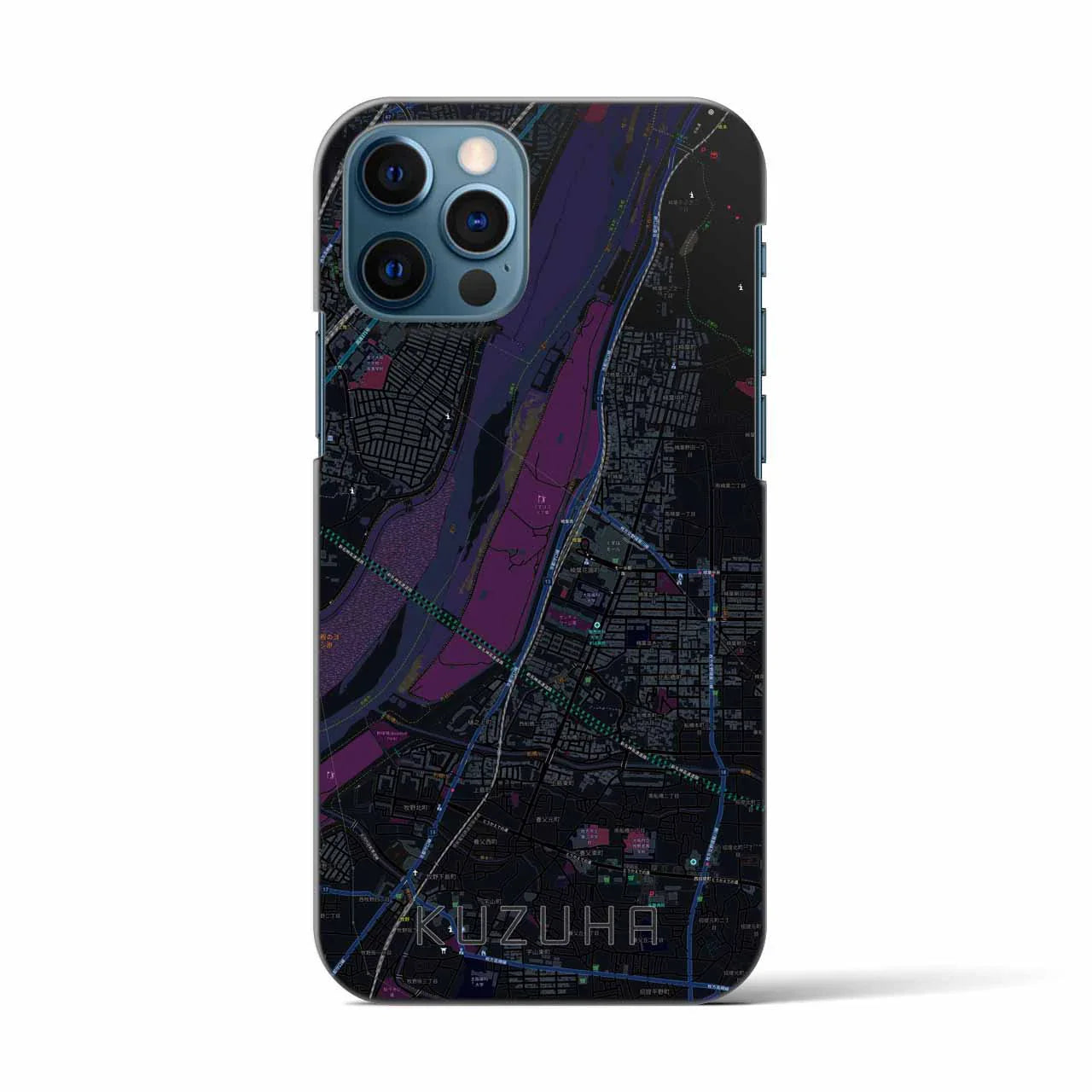 【樟葉(大阪府)】地図柄iPhoneケース(バックカバータイプ)