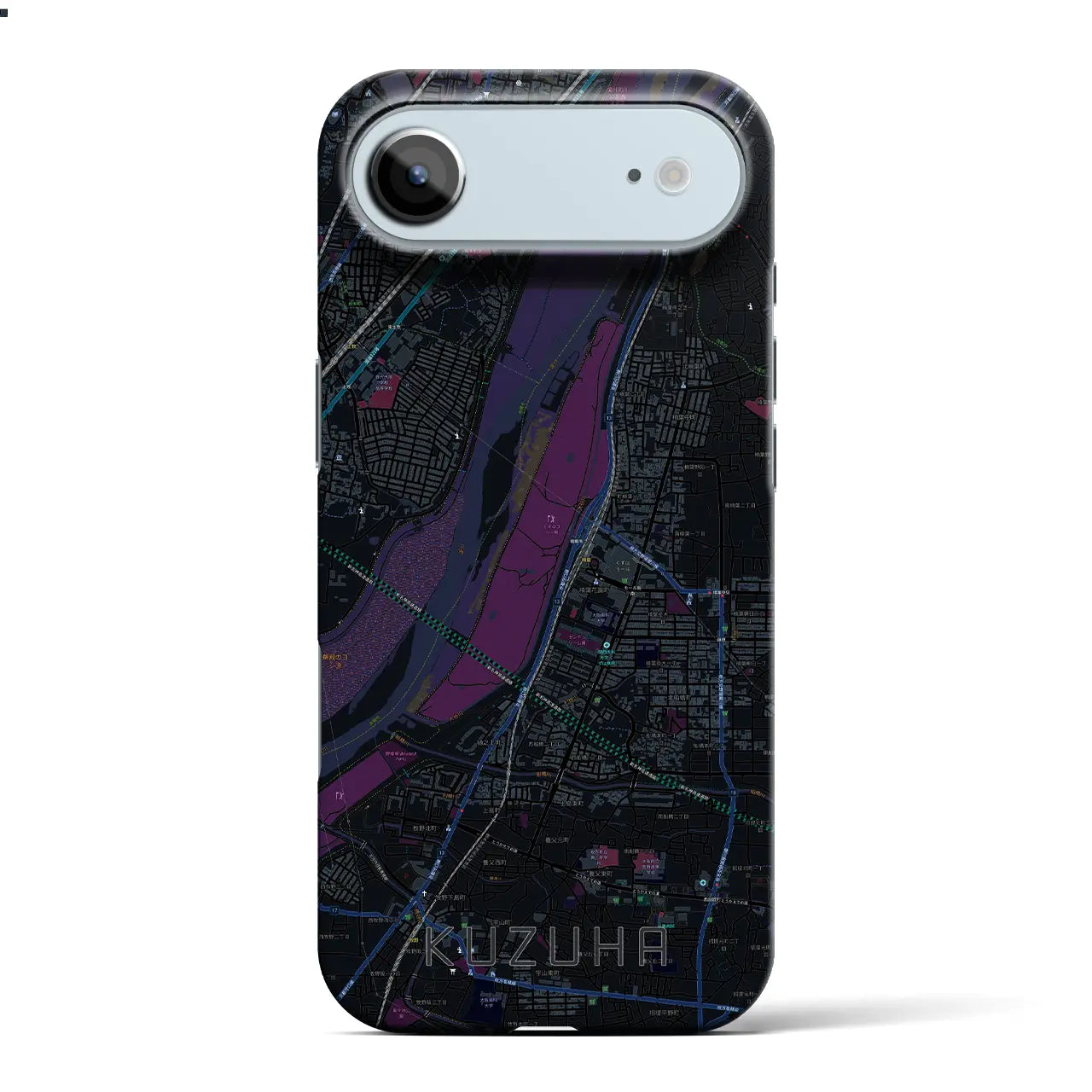 【樟葉(大阪府)】地図柄iPhoneケース(バックカバータイプ)