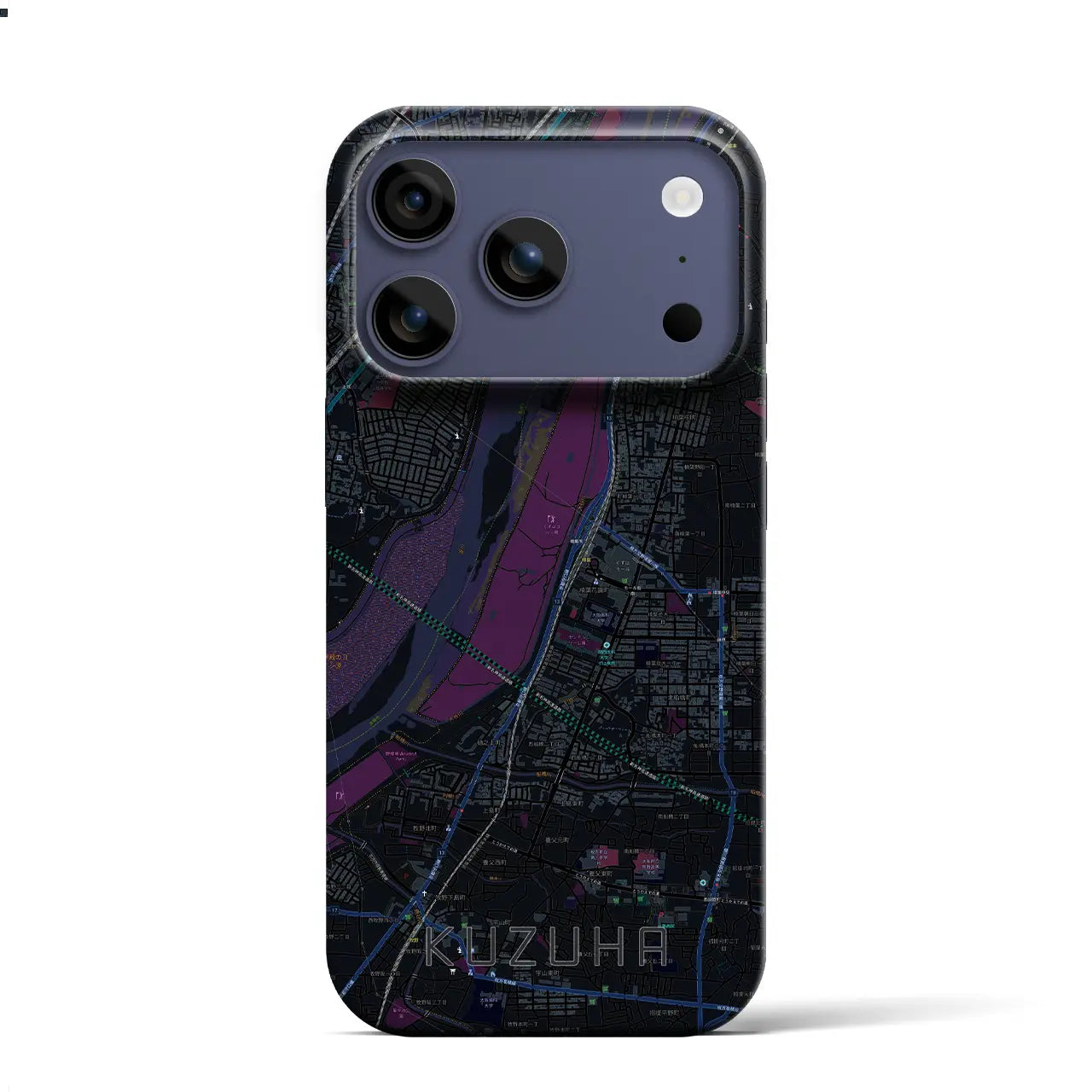 【樟葉(大阪府)】地図柄iPhoneケース(バックカバータイプ)