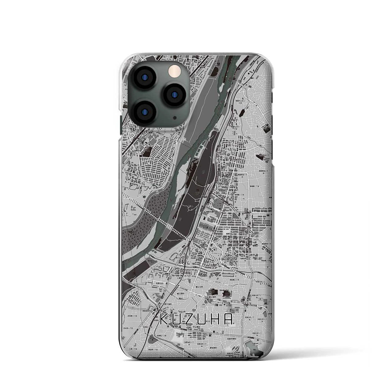 【樟葉(大阪府)】地図柄iPhoneケース(クリアタイプ)