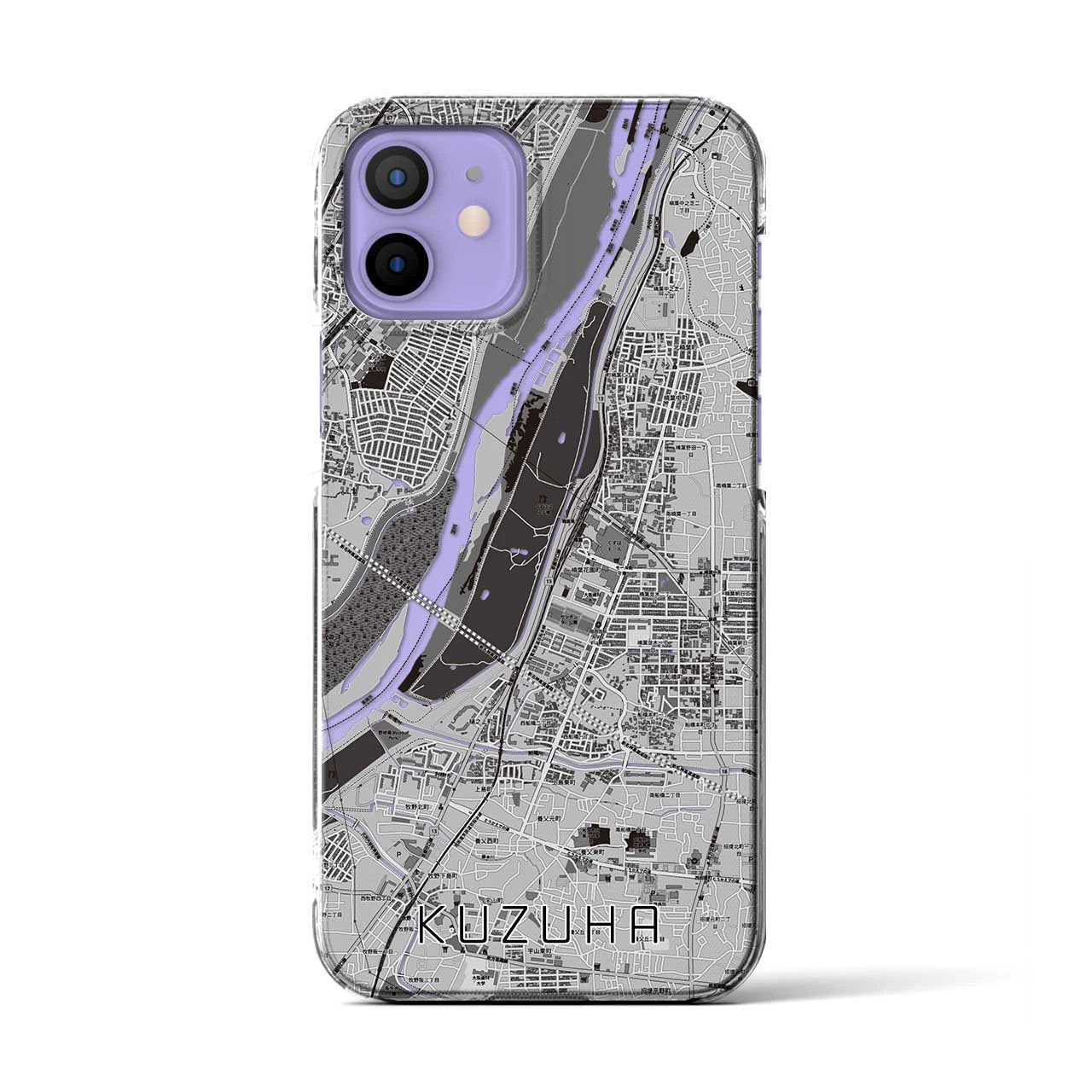 【樟葉(大阪府)】地図柄iPhoneケース(クリアタイプ)