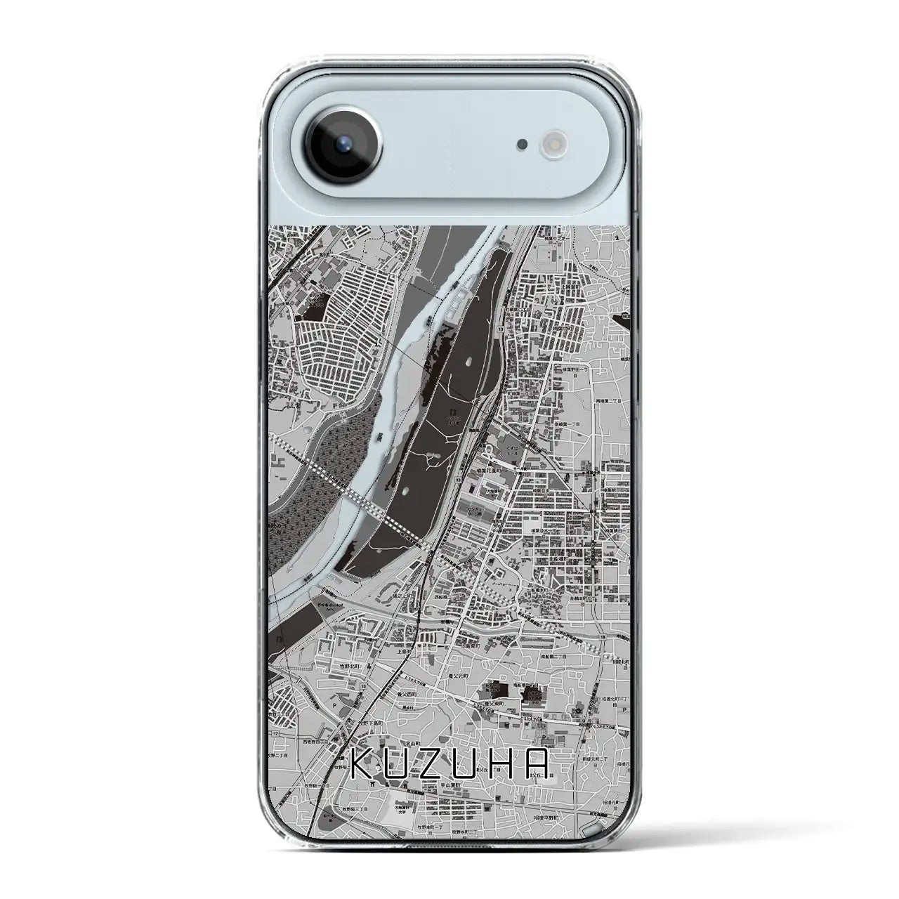 【樟葉(大阪府)】地図柄iPhoneケース(クリアタイプ)