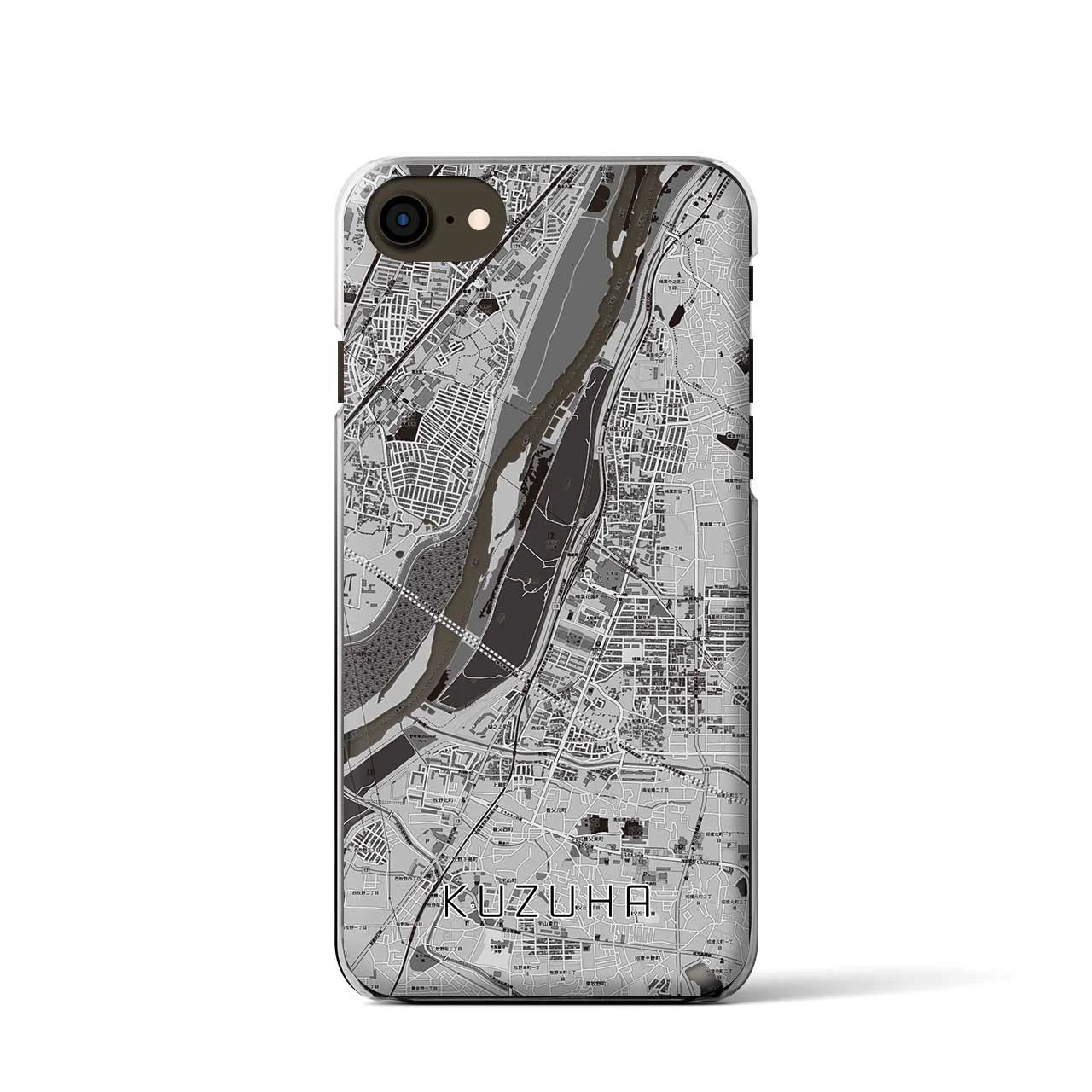 【樟葉(大阪府)】地図柄iPhoneケース(クリアタイプ)