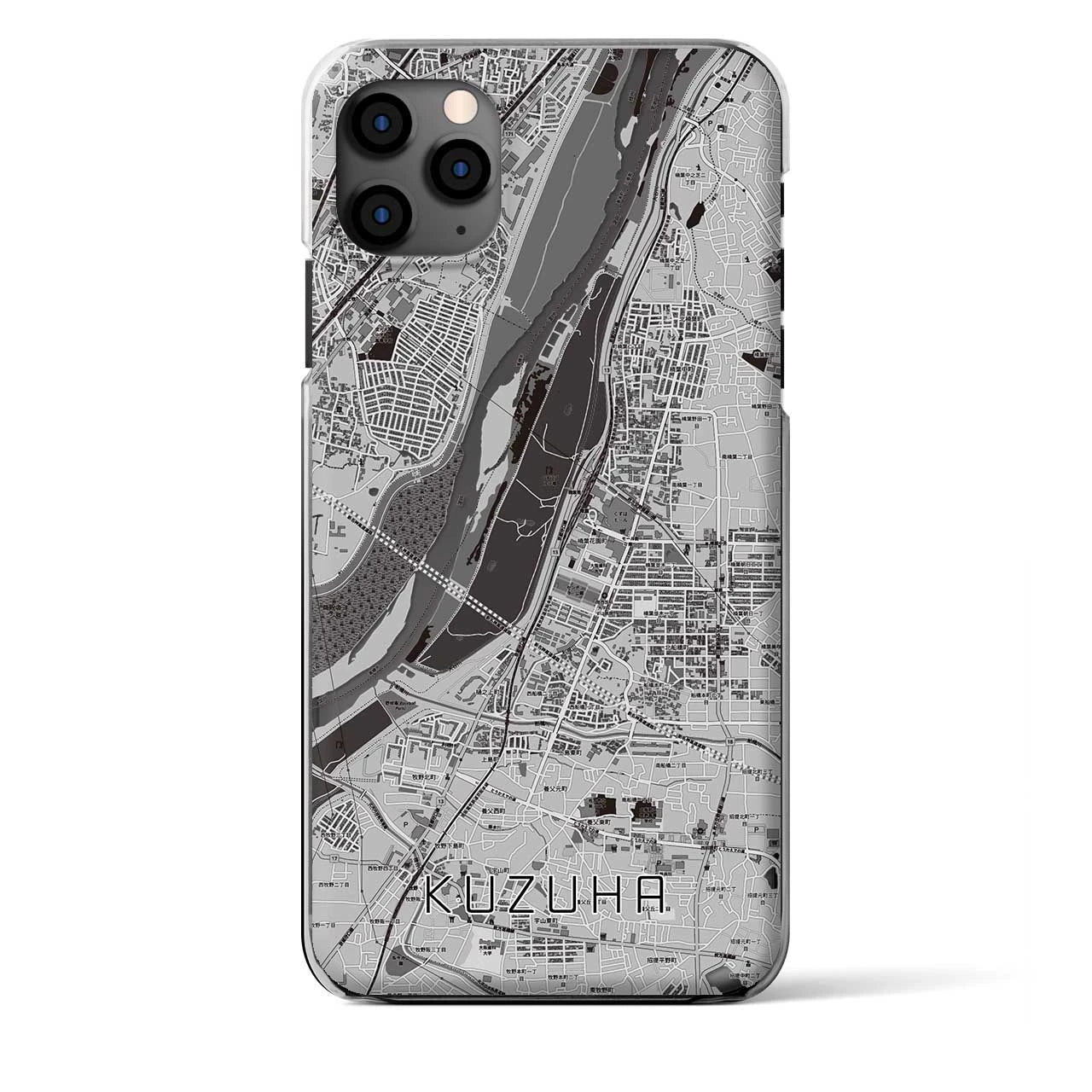 【樟葉(大阪府)】地図柄iPhoneケース(クリアタイプ)