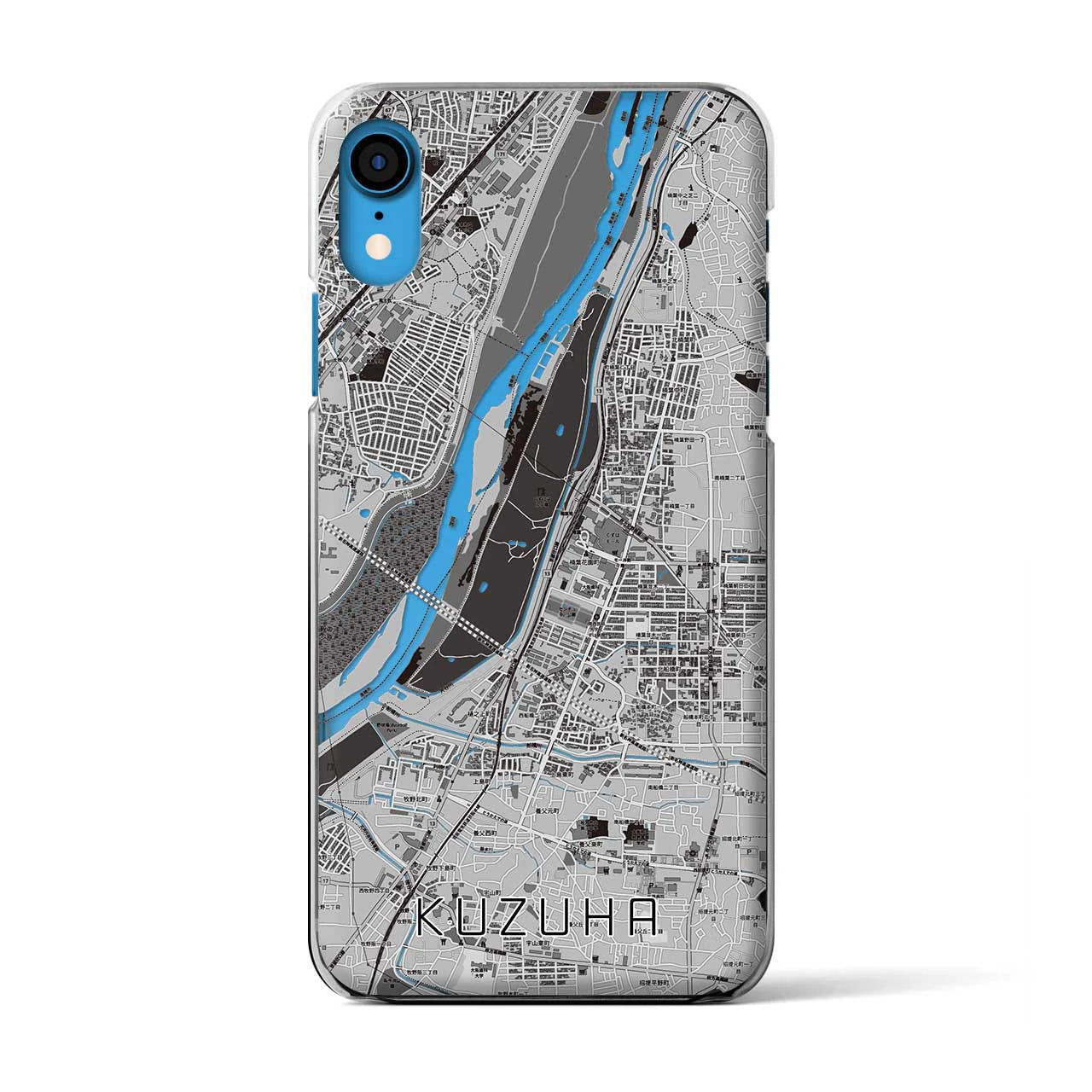 【樟葉(大阪府)】地図柄iPhoneケース(クリアタイプ)