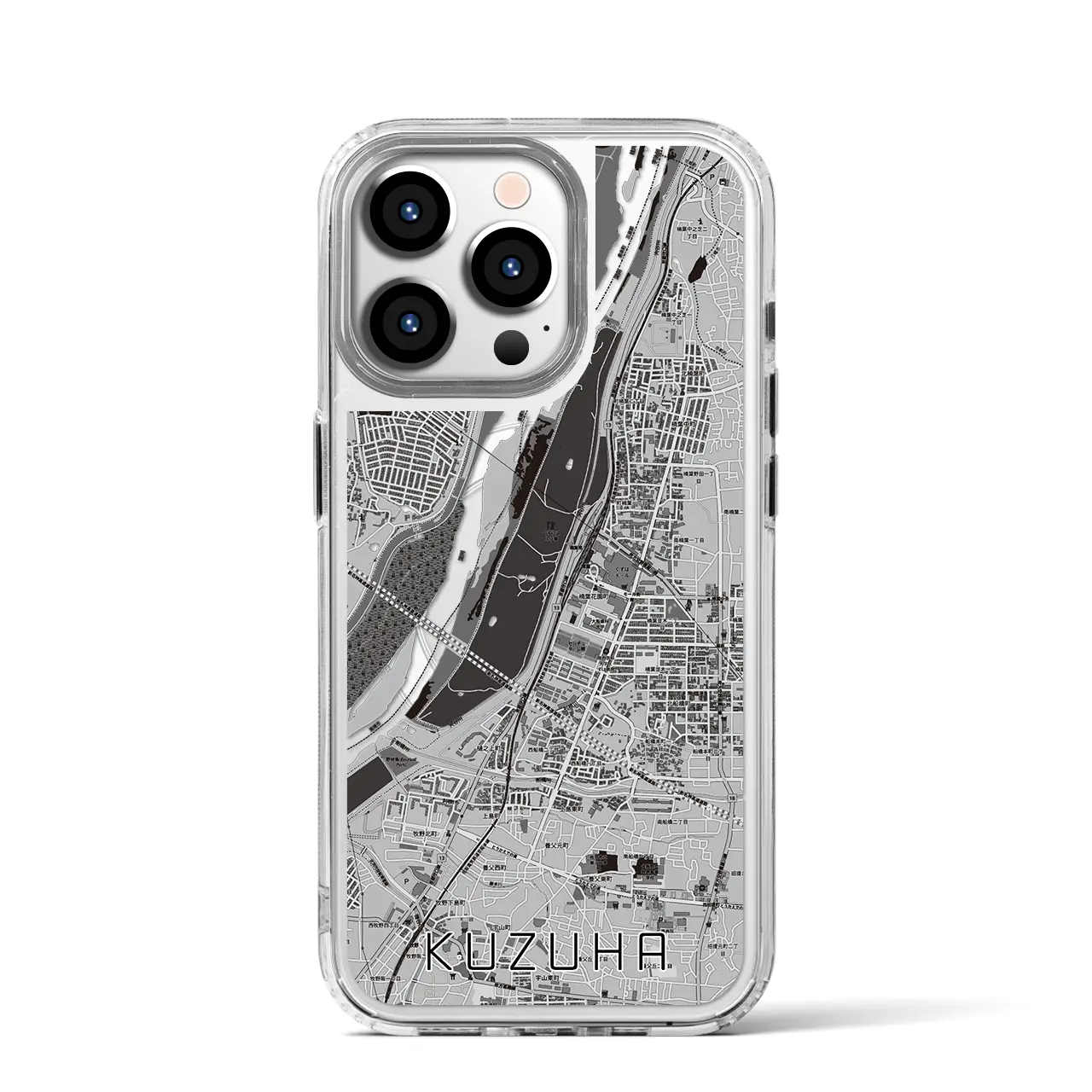【樟葉(大阪府)】地図柄iPhoneケース(MagSafeタイプ)