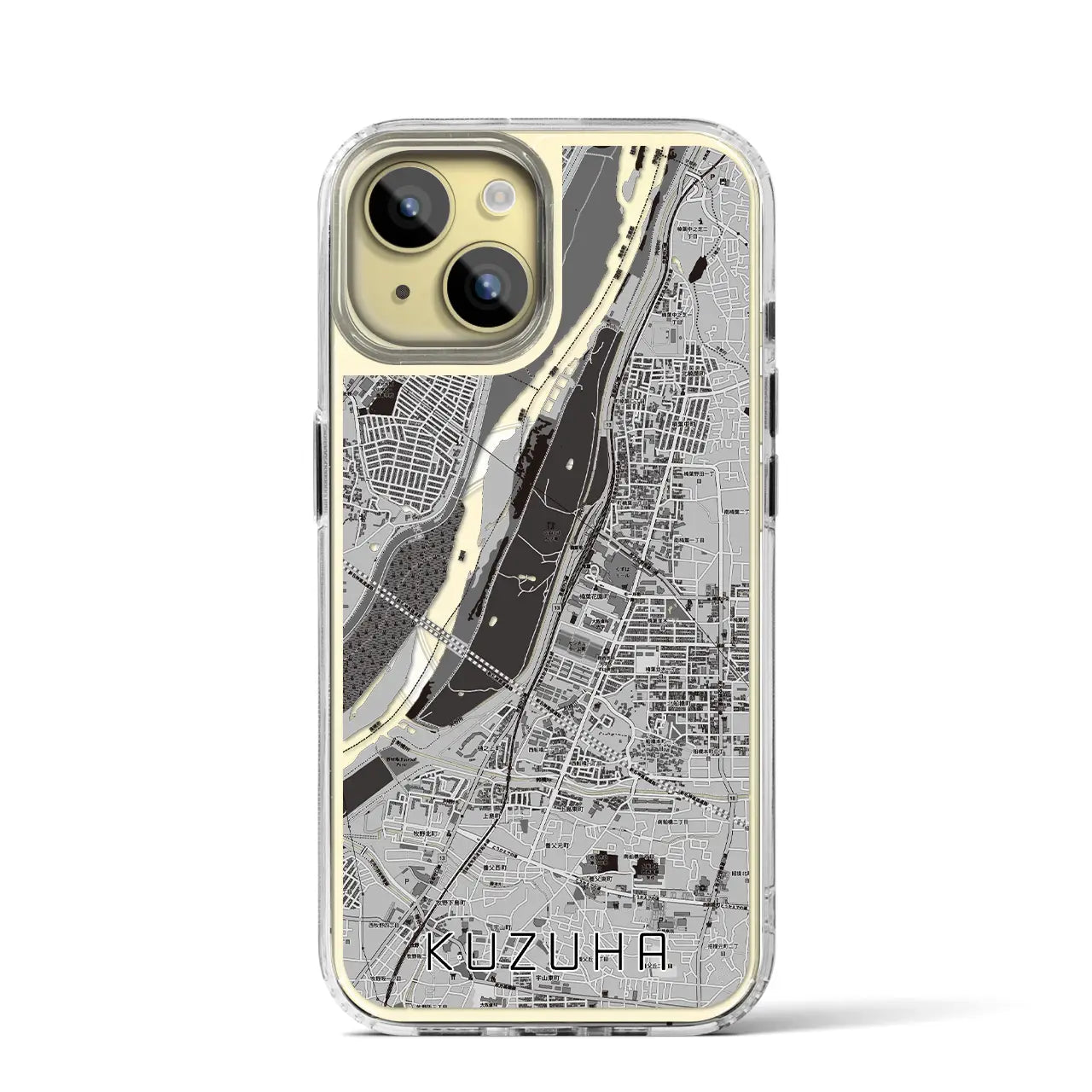 【樟葉(大阪府)】地図柄iPhoneケース(MagSafeタイプ)
