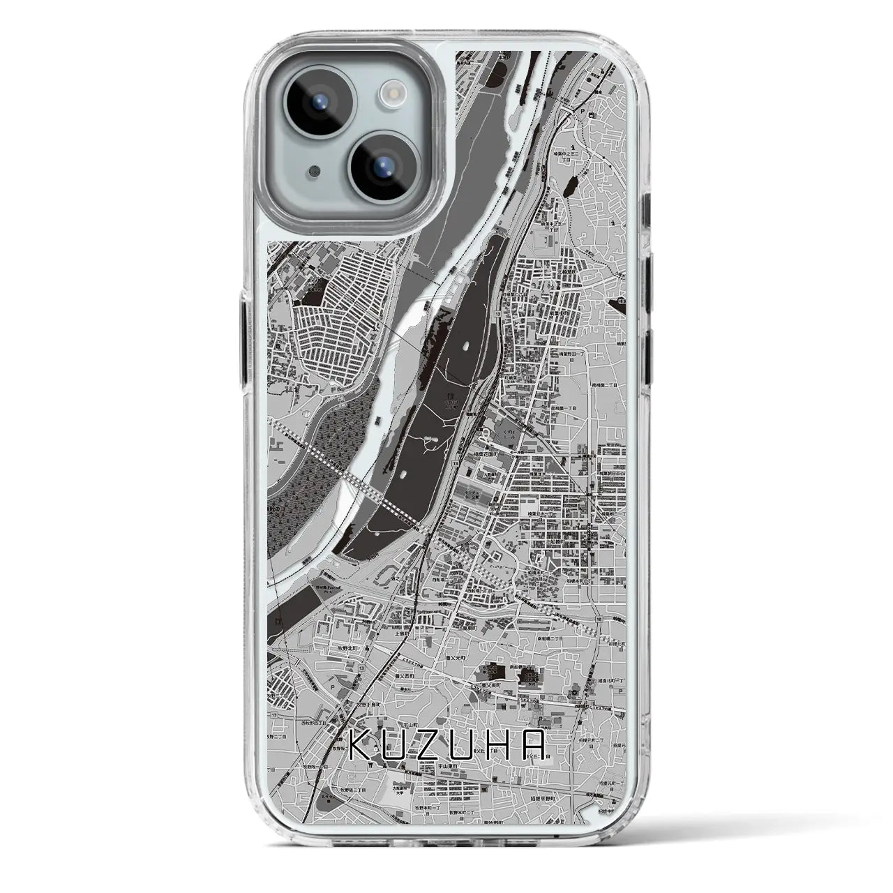 【樟葉(大阪府)】地図柄iPhoneケース(MagSafeタイプ)