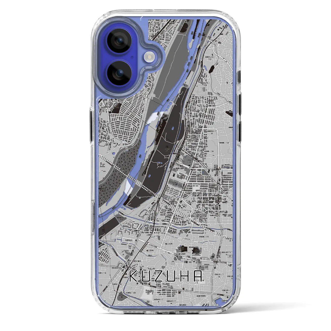 【樟葉(大阪府)】地図柄iPhoneケース(MagSafeタイプ)