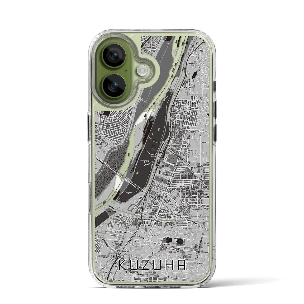 【樟葉(大阪府)】地図柄iPhoneケース(MagSafeタイプ)