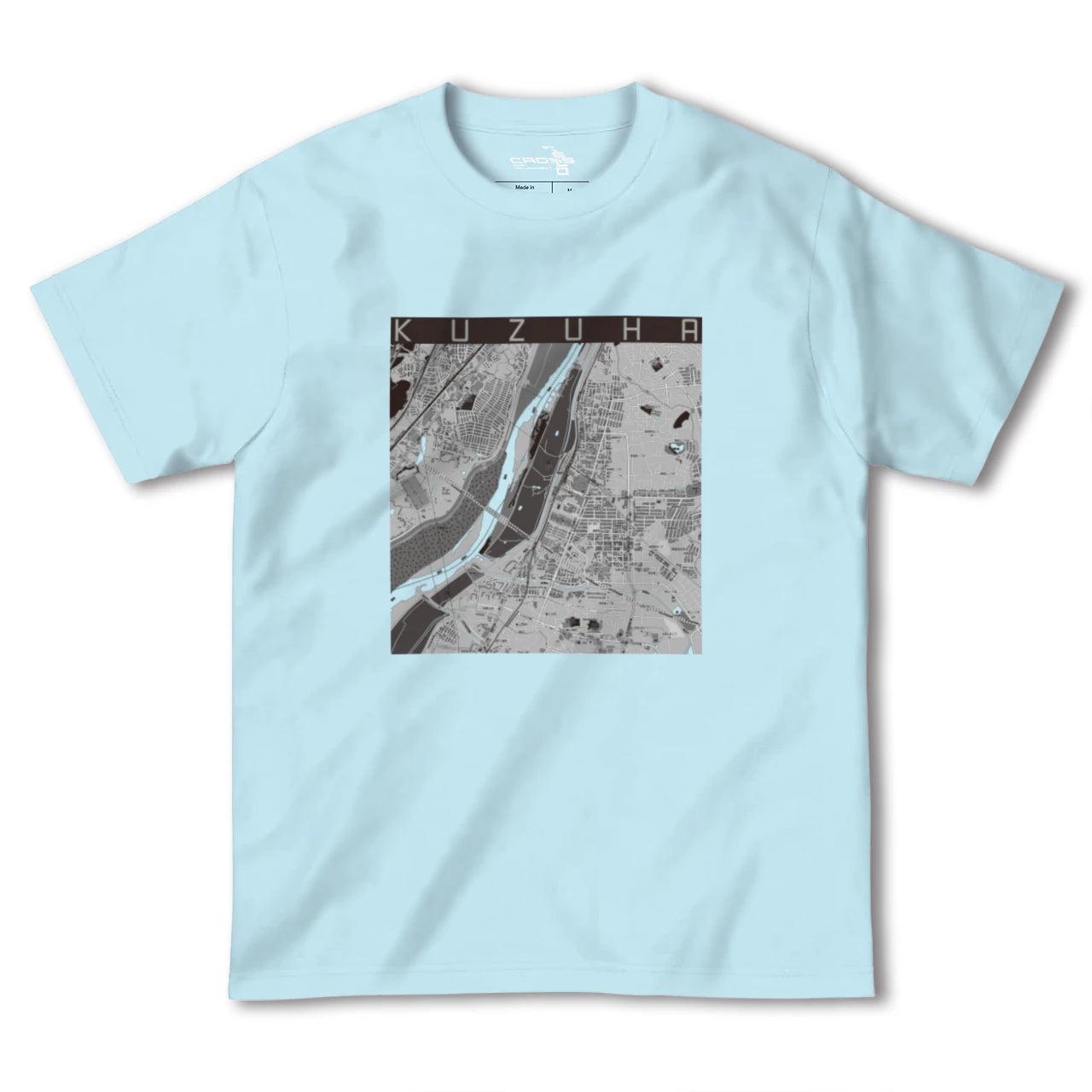 【樟葉(大阪府)】地図柄ヘビーウェイトTシャツ