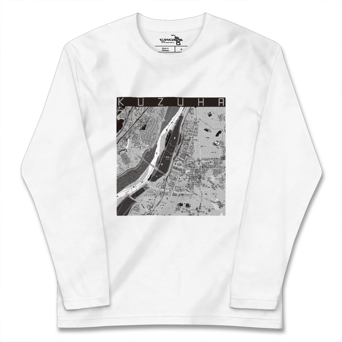 【樟葉(大阪府)】地図柄ロングスリーブTシャツ