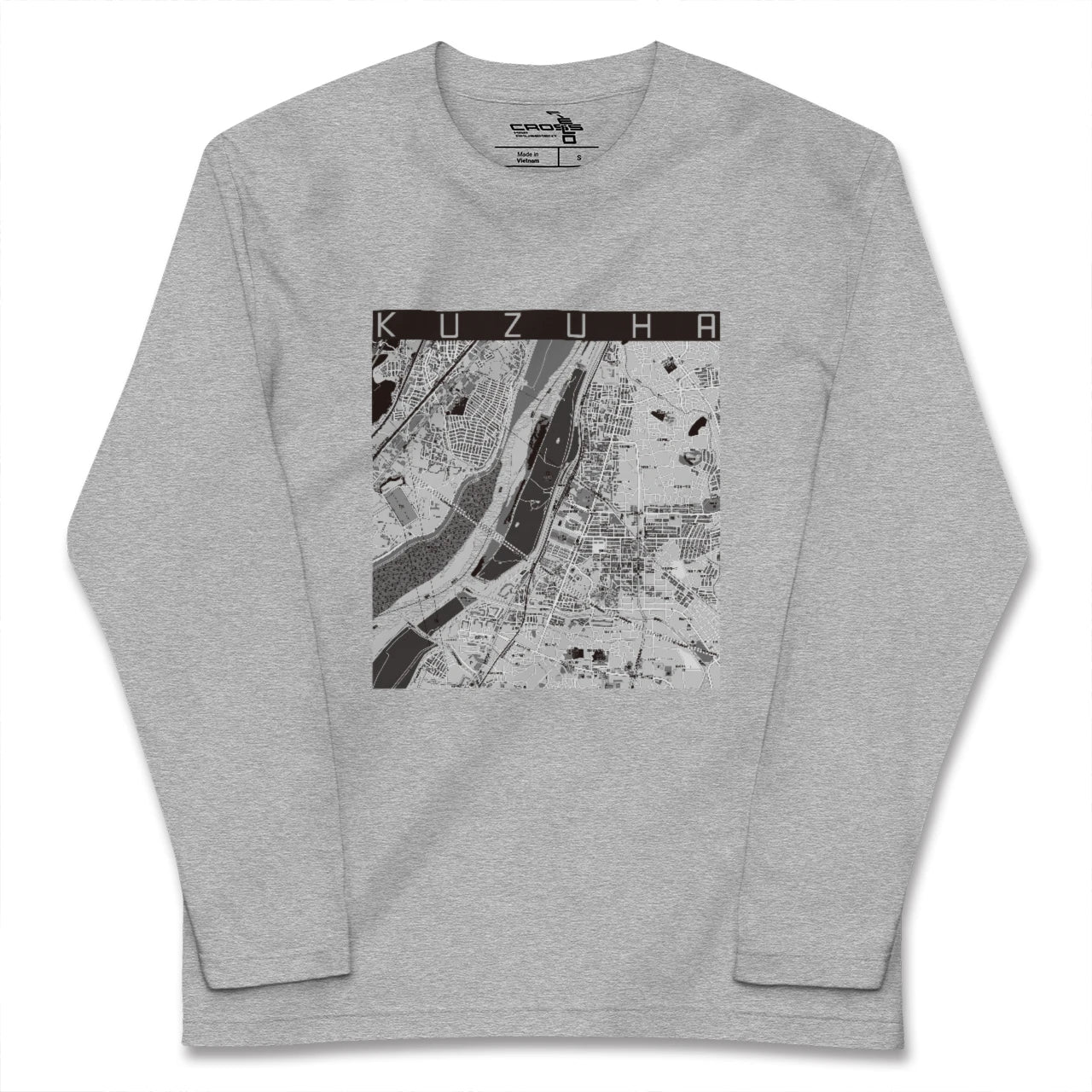 【樟葉(大阪府)】地図柄ロングスリーブTシャツ