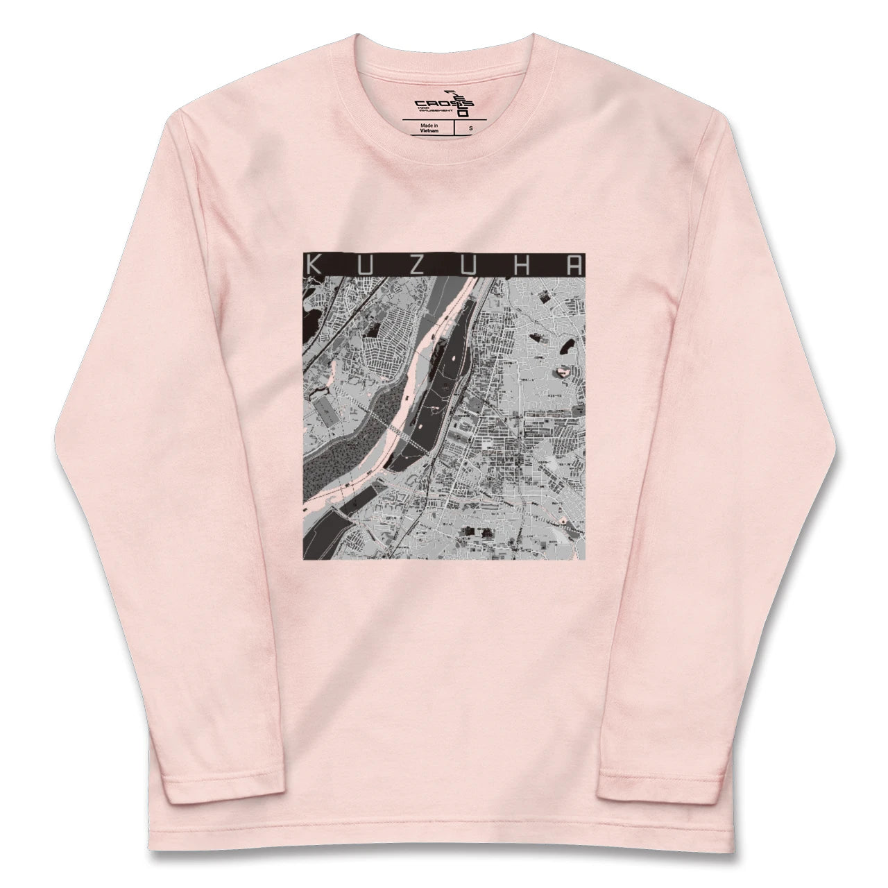 【樟葉(大阪府)】地図柄ロングスリーブTシャツ