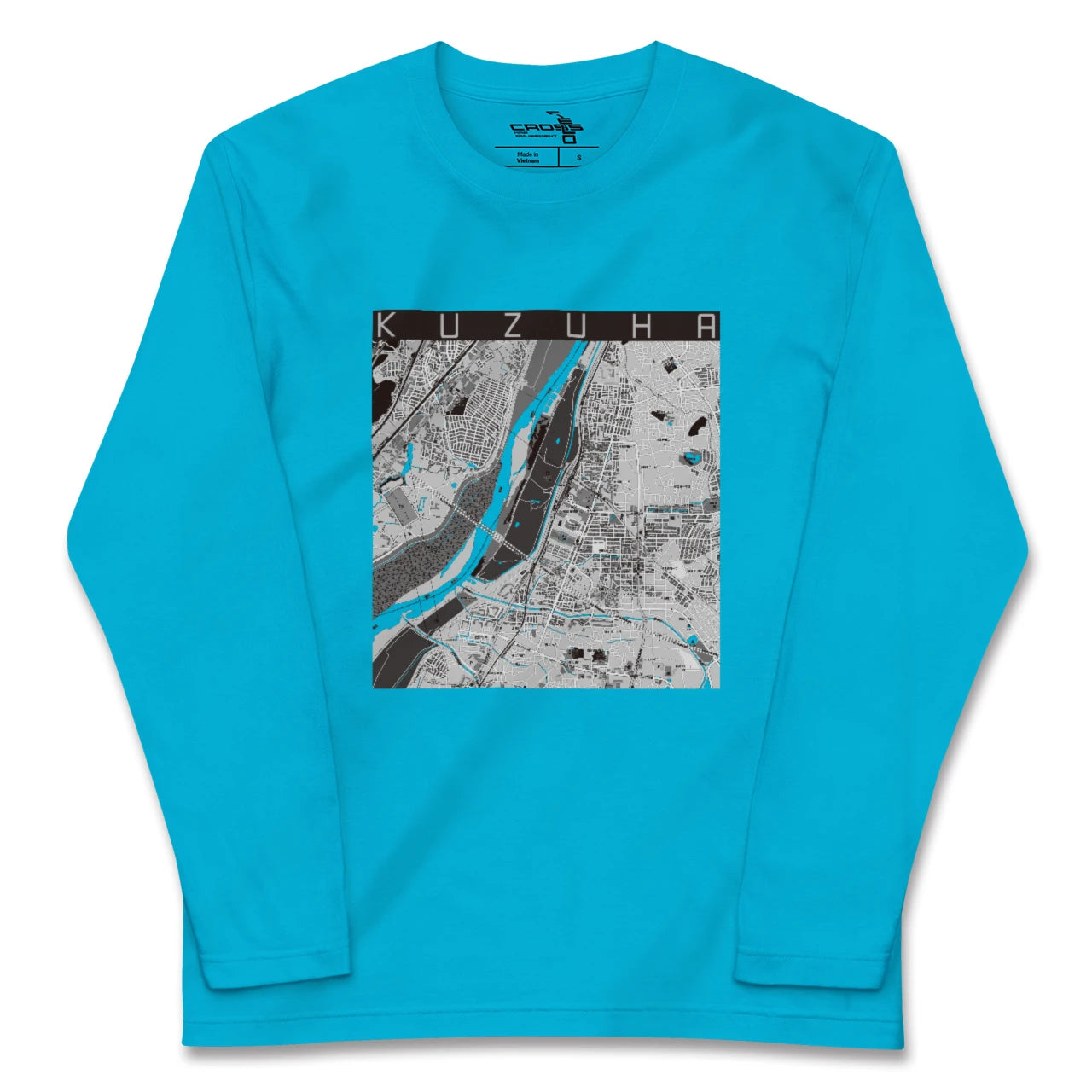 【樟葉(大阪府)】地図柄ロングスリーブTシャツ