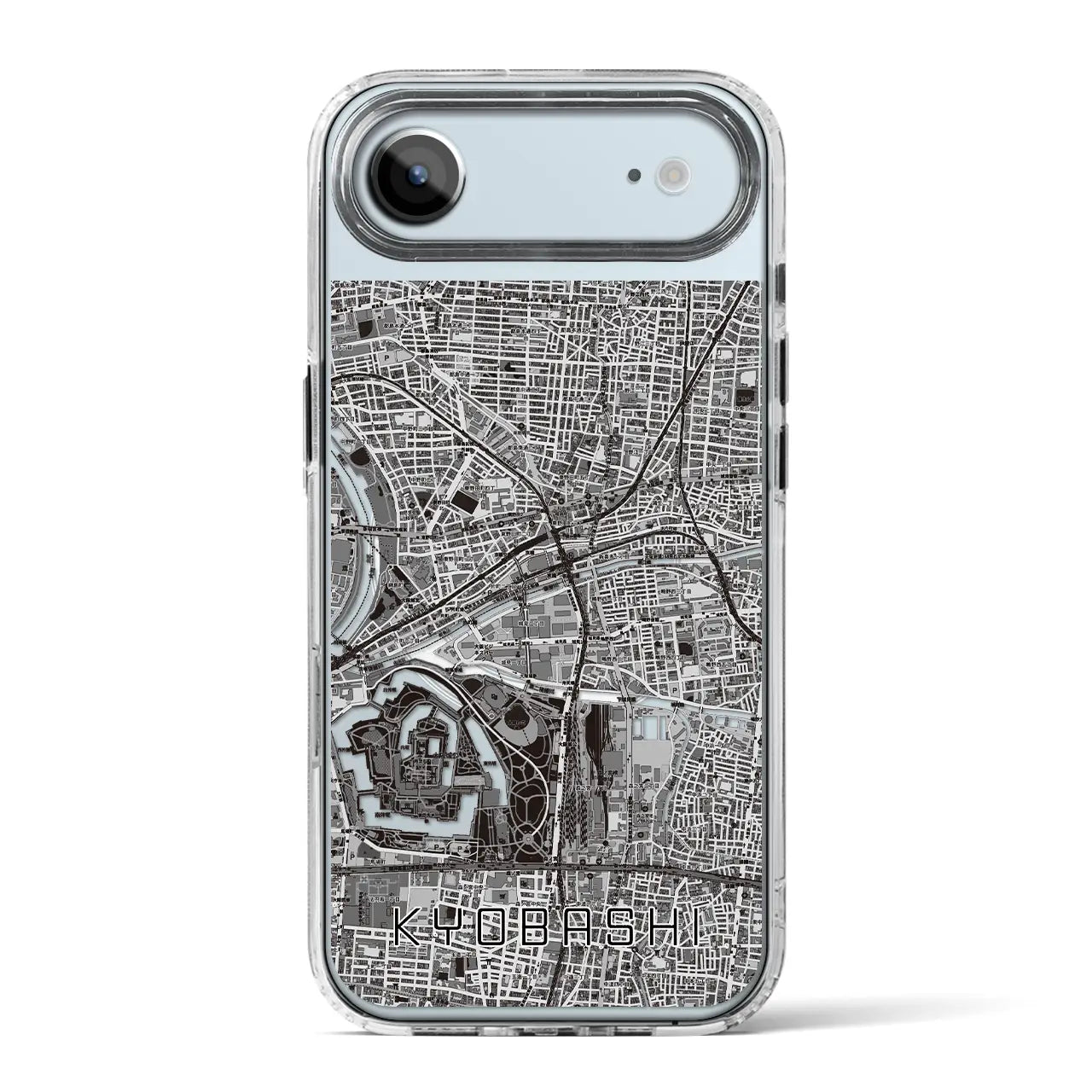 【京橋(大阪府)】地図柄iPhoneケース(MagSafeタイプ)