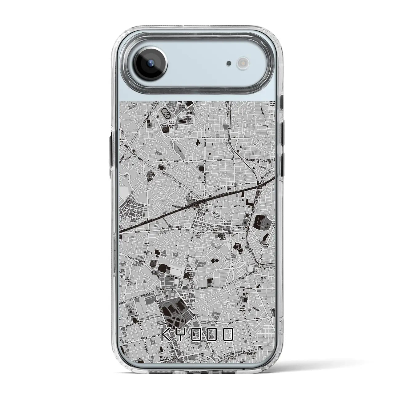 【経堂(東京都)】地図柄iPhoneケース(MagSafeタイプ)