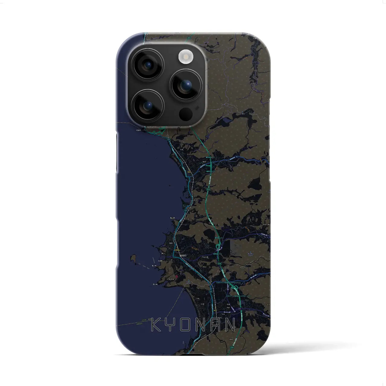 【鋸南(千葉県)】地図柄iPhoneケース(バックカバータイプ)
