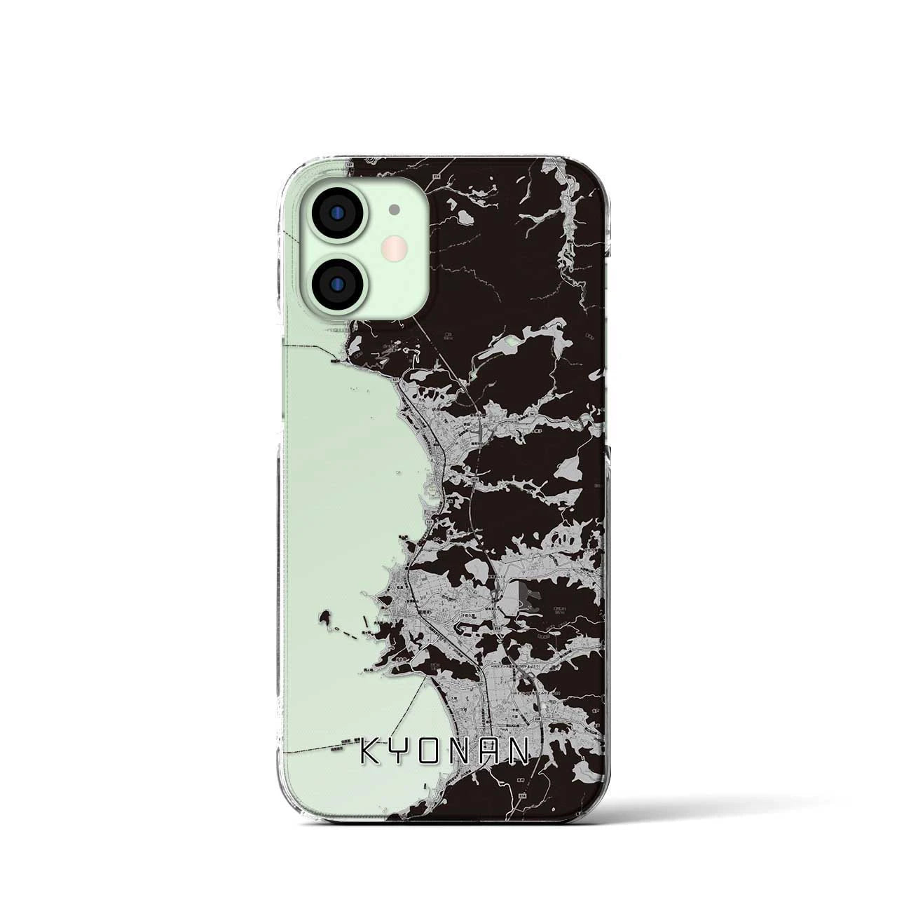 【鋸南(千葉県)】地図柄iPhoneケース(クリアタイプ)