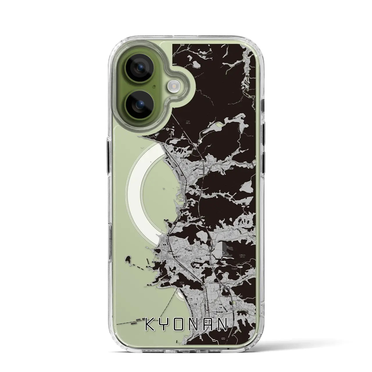 【鋸南(千葉県)】地図柄iPhoneケース(MagSafeタイプ)