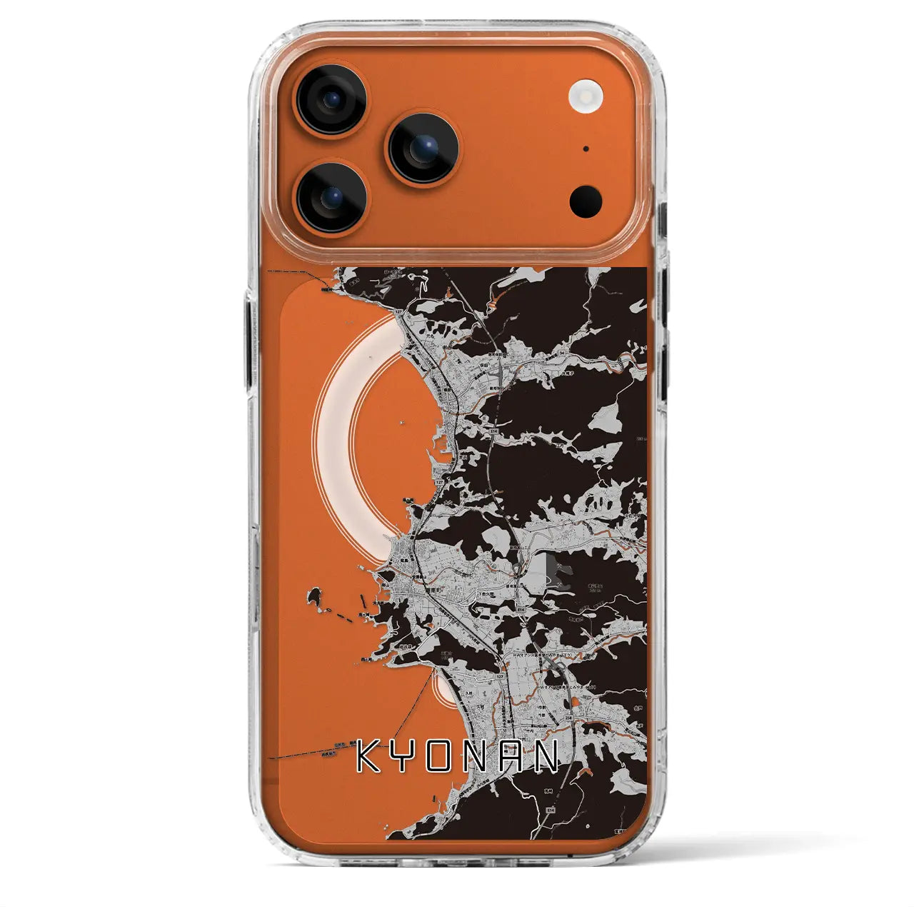 【鋸南(千葉県)】地図柄iPhoneケース(MagSafeタイプ)