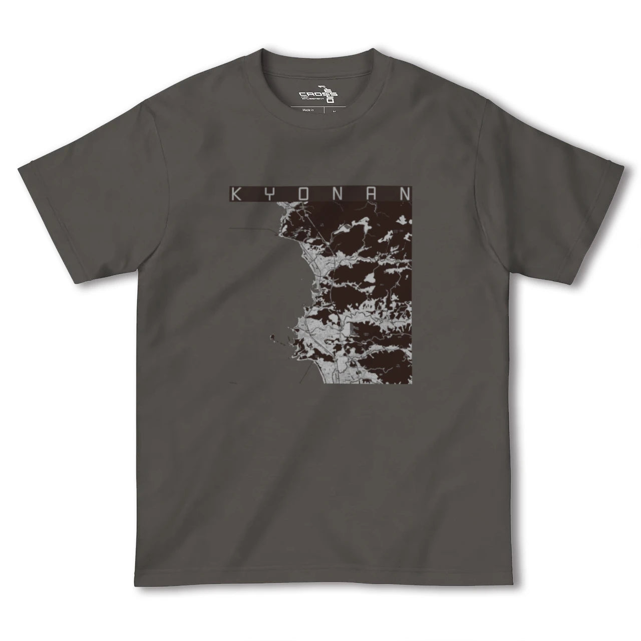 【鋸南(千葉県)】地図柄ヘビーウェイトTシャツ