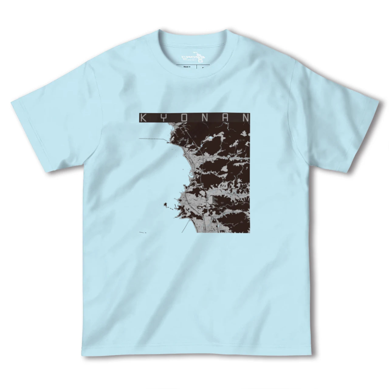 【鋸南(千葉県)】地図柄ヘビーウェイトTシャツ