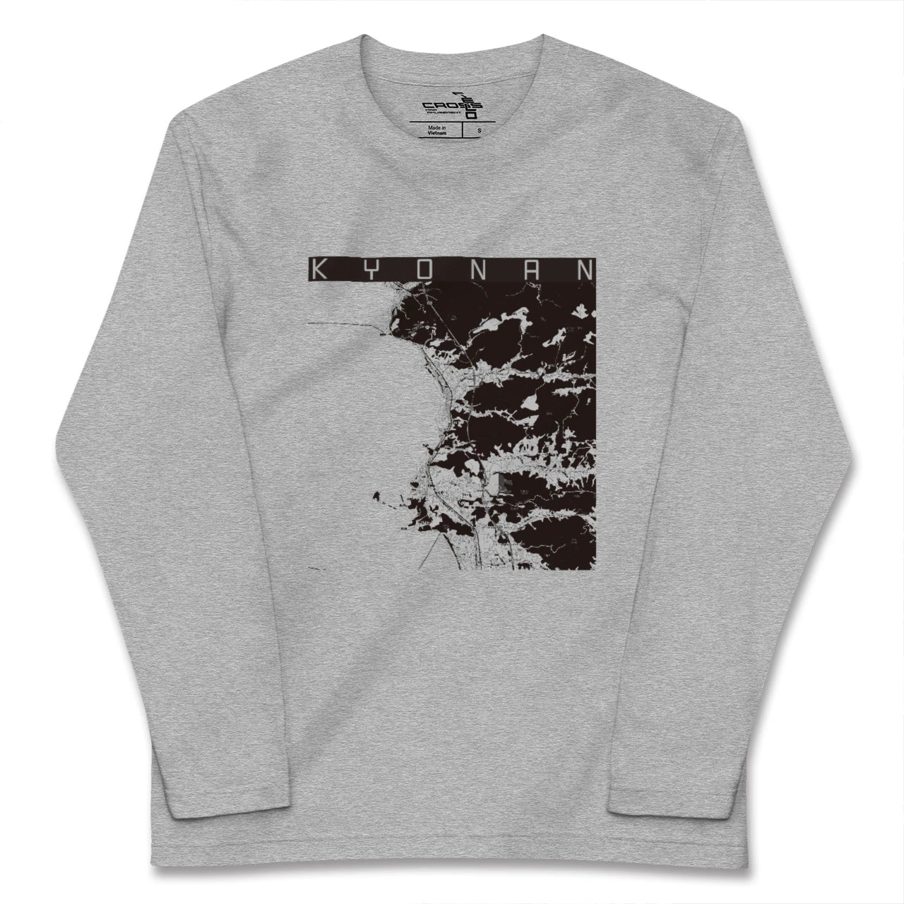 【鋸南(千葉県)】地図柄ロングスリーブTシャツ