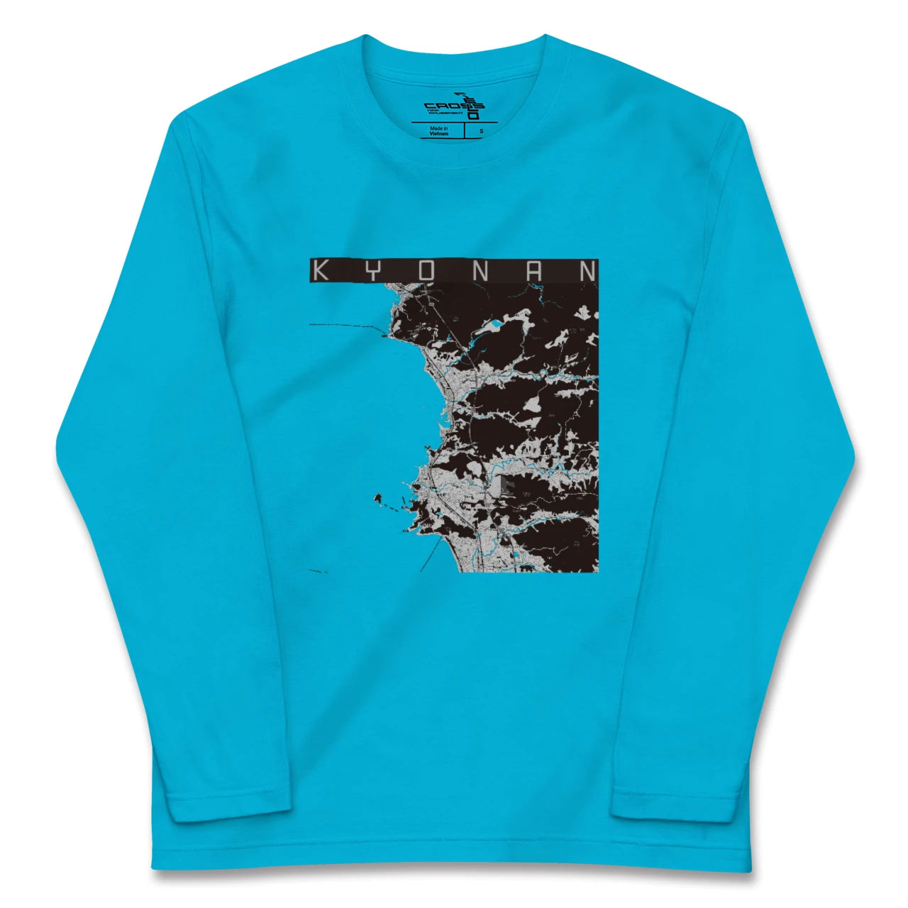 【鋸南(千葉県)】地図柄ロングスリーブTシャツ