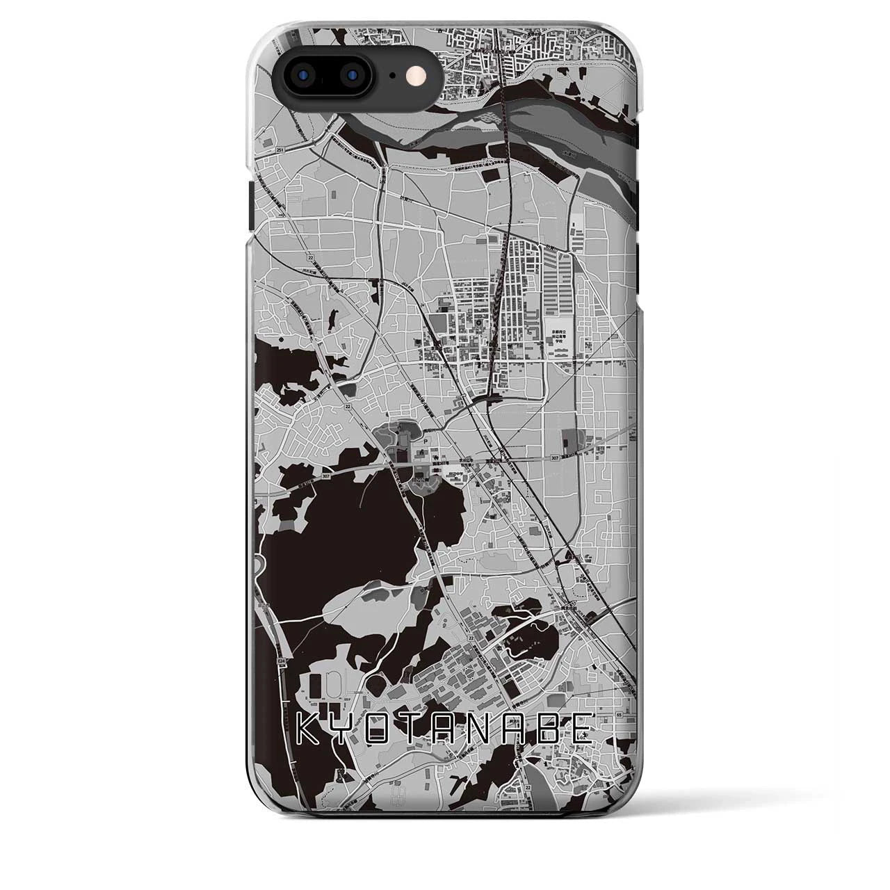 【京田辺(京都府)】地図柄iPhoneケース(クリアタイプ)