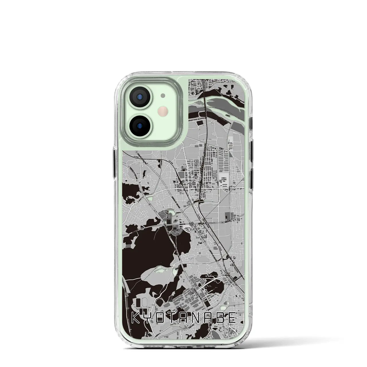 【京田辺(京都府)】地図柄iPhoneケース(MagSafeタイプ)