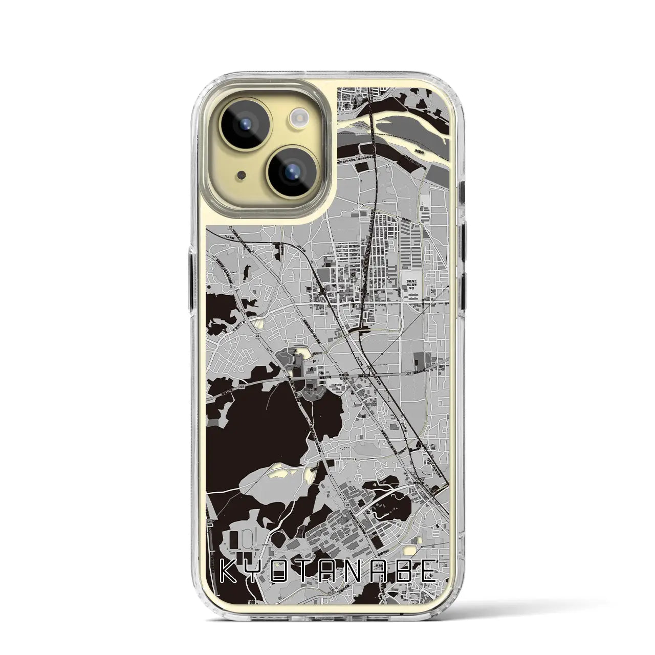 【京田辺(京都府)】地図柄iPhoneケース(MagSafeタイプ)