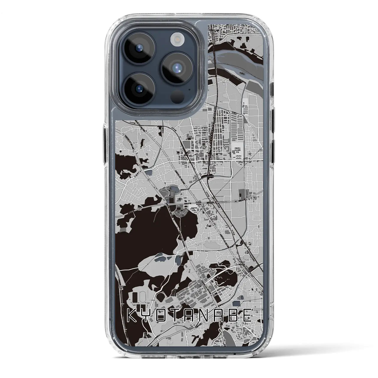 【京田辺(京都府)】地図柄iPhoneケース(MagSafeタイプ)