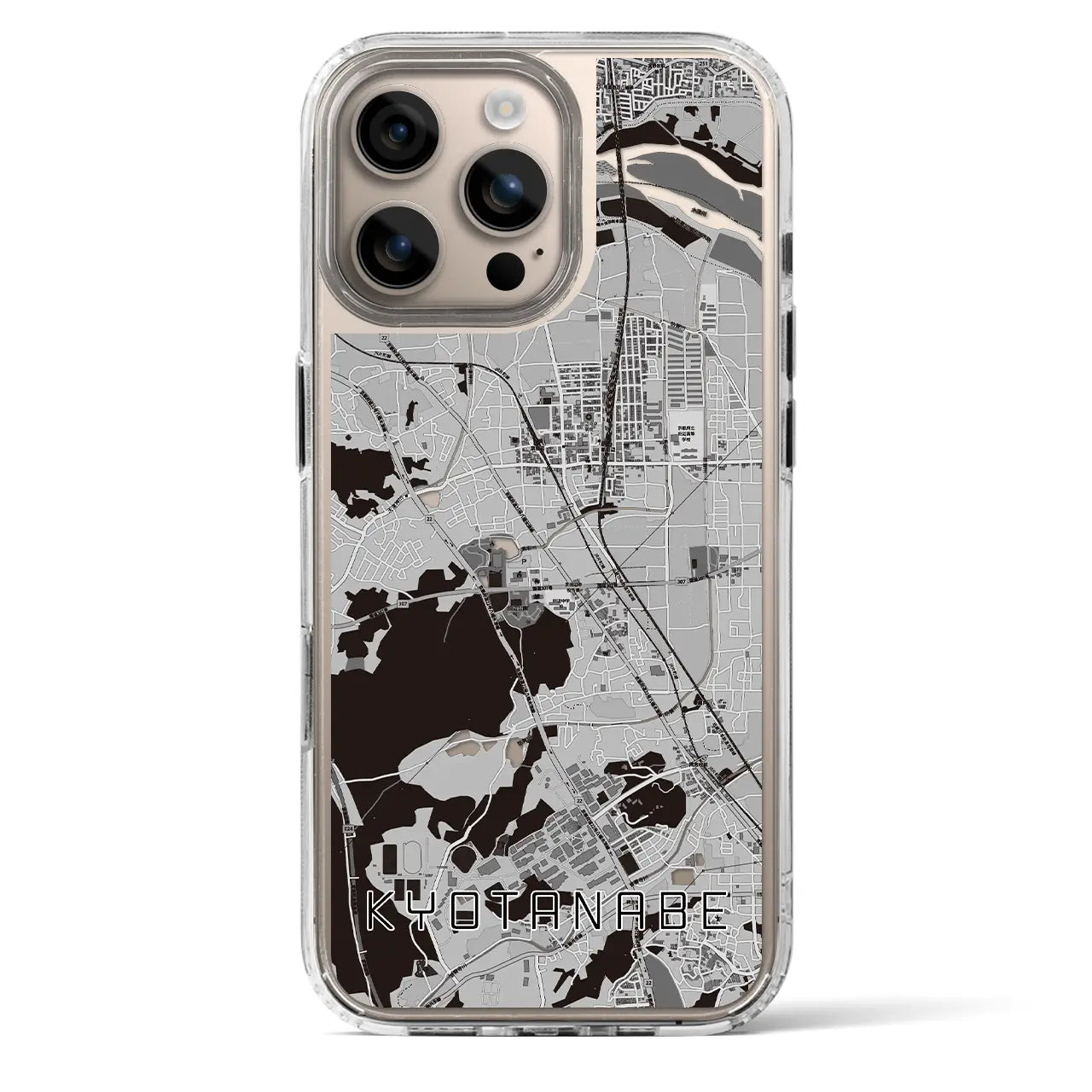 【京田辺(京都府)】地図柄iPhoneケース(MagSafeタイプ)