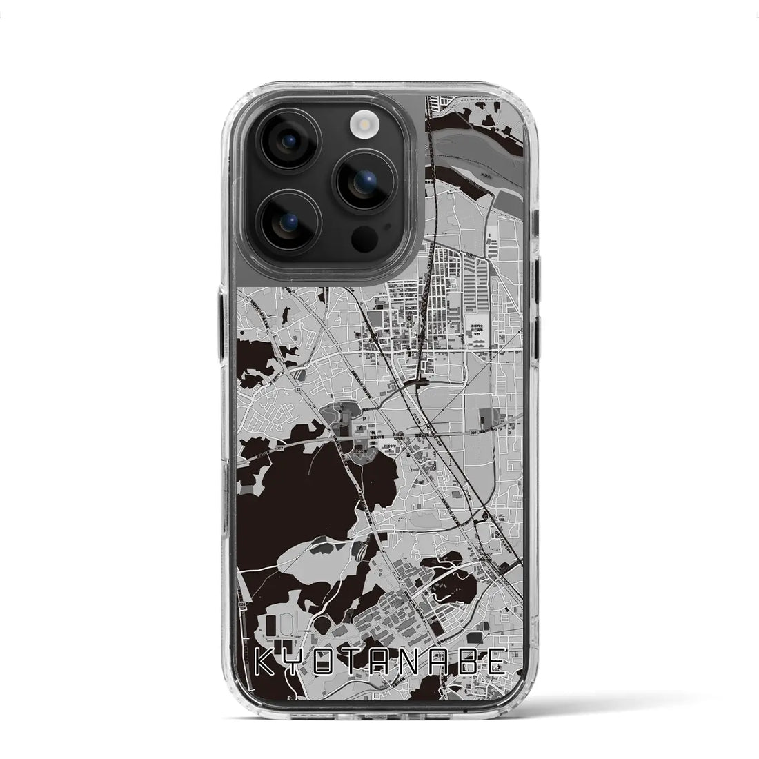 【京田辺(京都府)】地図柄iPhoneケース(MagSafeタイプ)