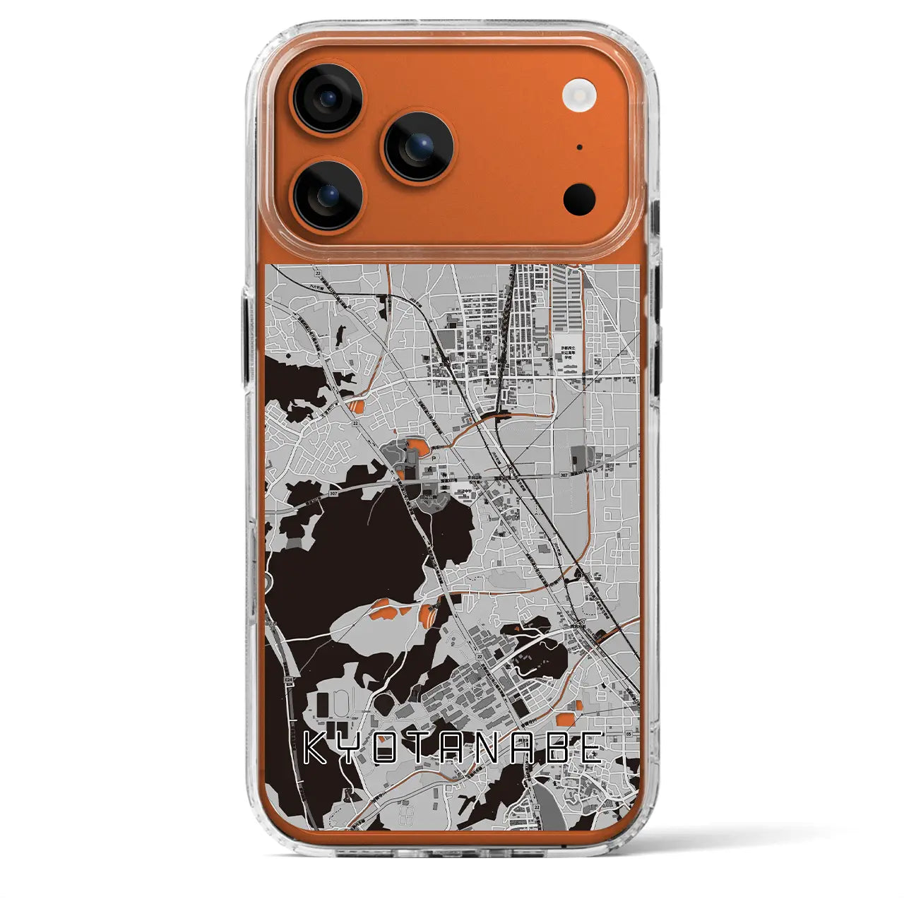 【京田辺(京都府)】地図柄iPhoneケース(MagSafeタイプ)