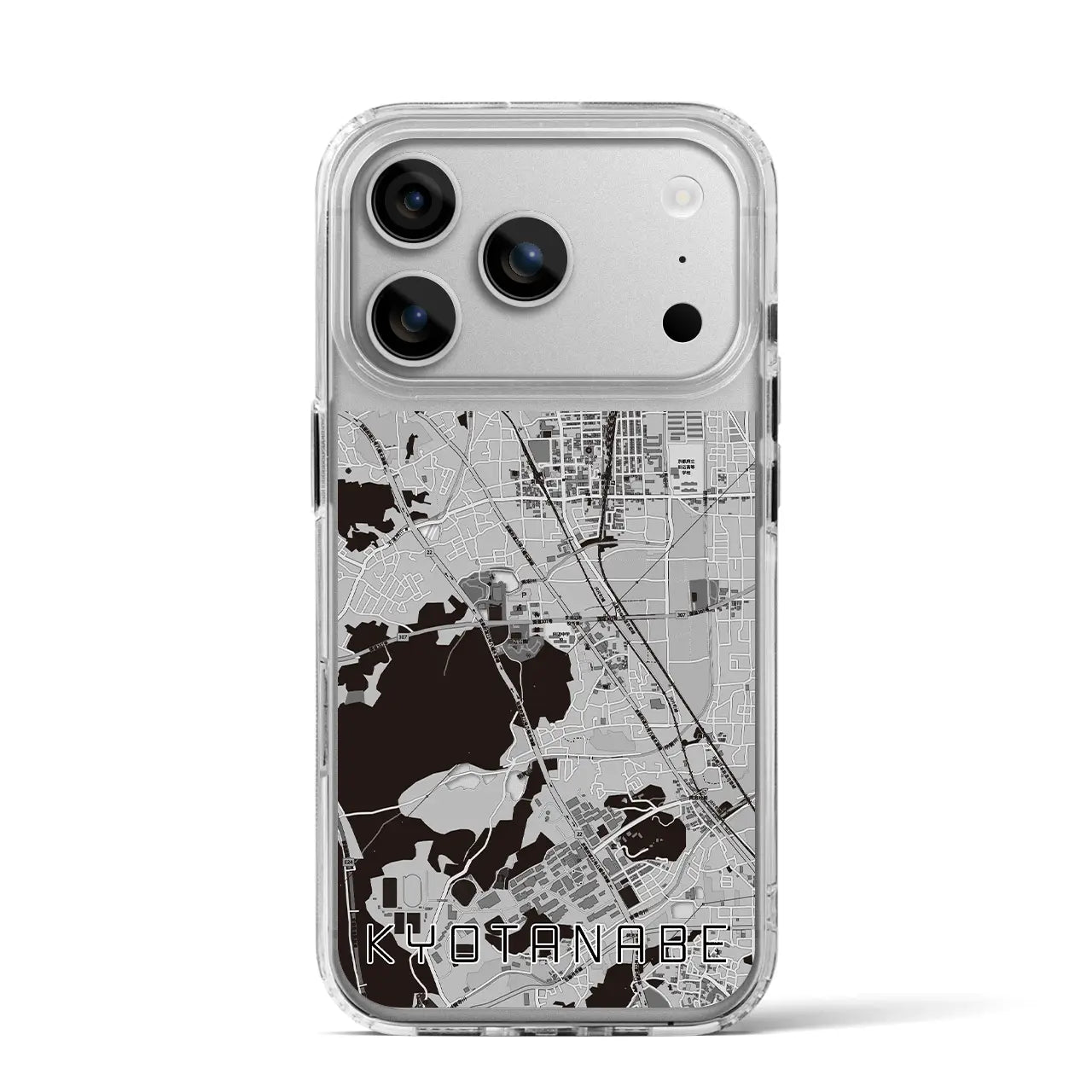 【京田辺(京都府)】地図柄iPhoneケース(MagSafeタイプ)