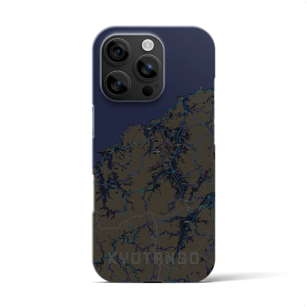 【京丹後(京都府)】地図柄iPhoneケース(バックカバータイプ)